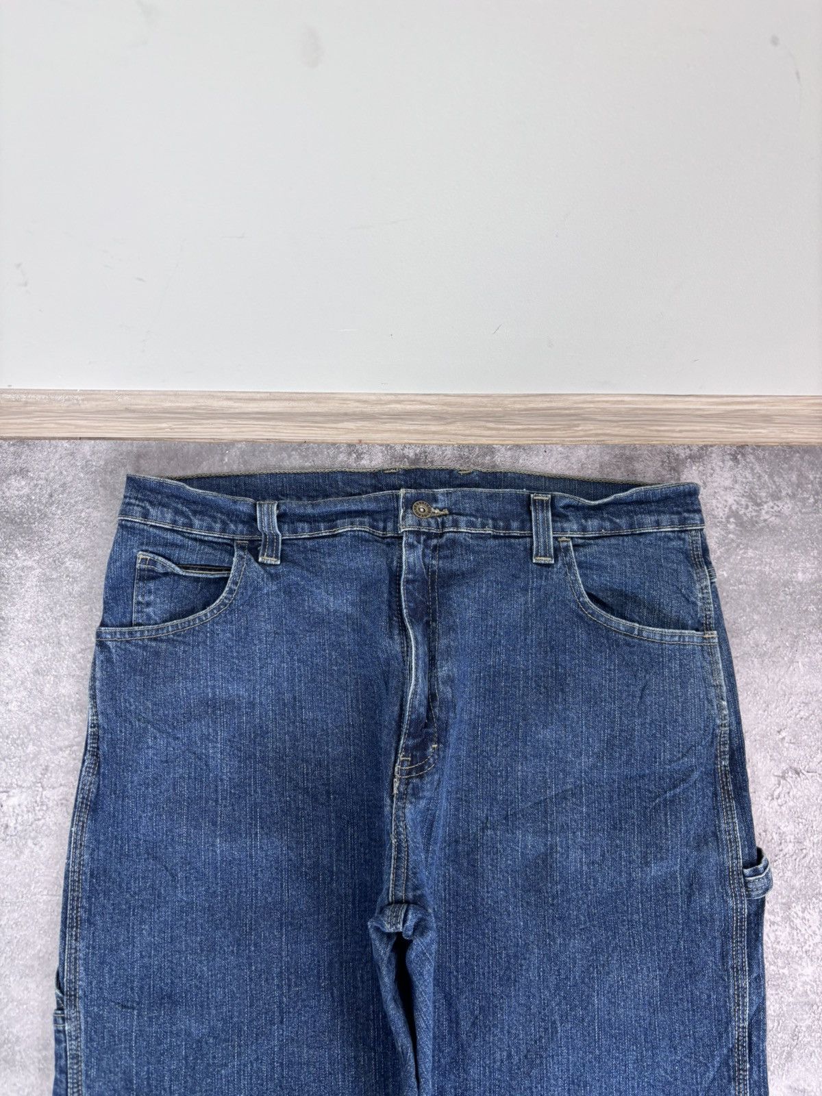 Dickies Dickies Y2K Hype Blue Carpenter Baggy Denim Jeans Size US 36 / EU 52 - 12 Thumbnail