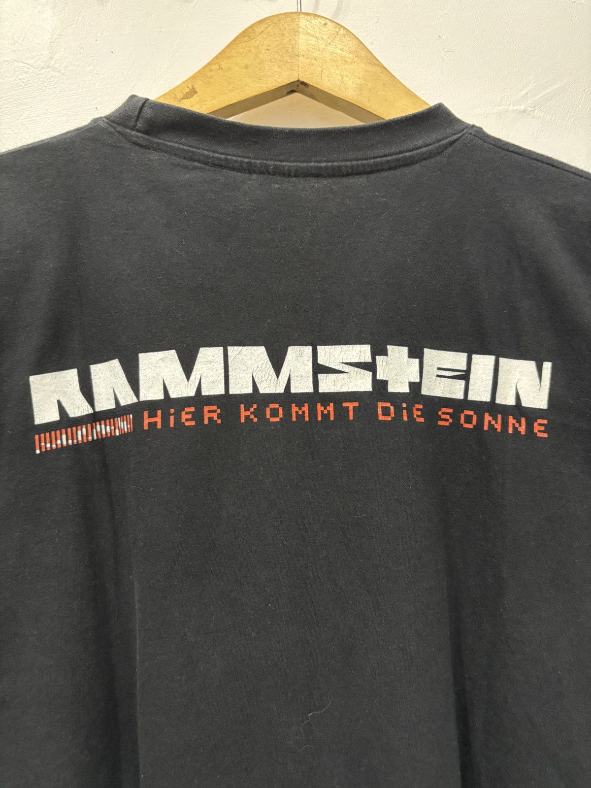 Band Tees Vintage Y2K Rammstein Flame Logo Band Shirt Size US XL / EU 56 / 4 - 4 Thumbnail