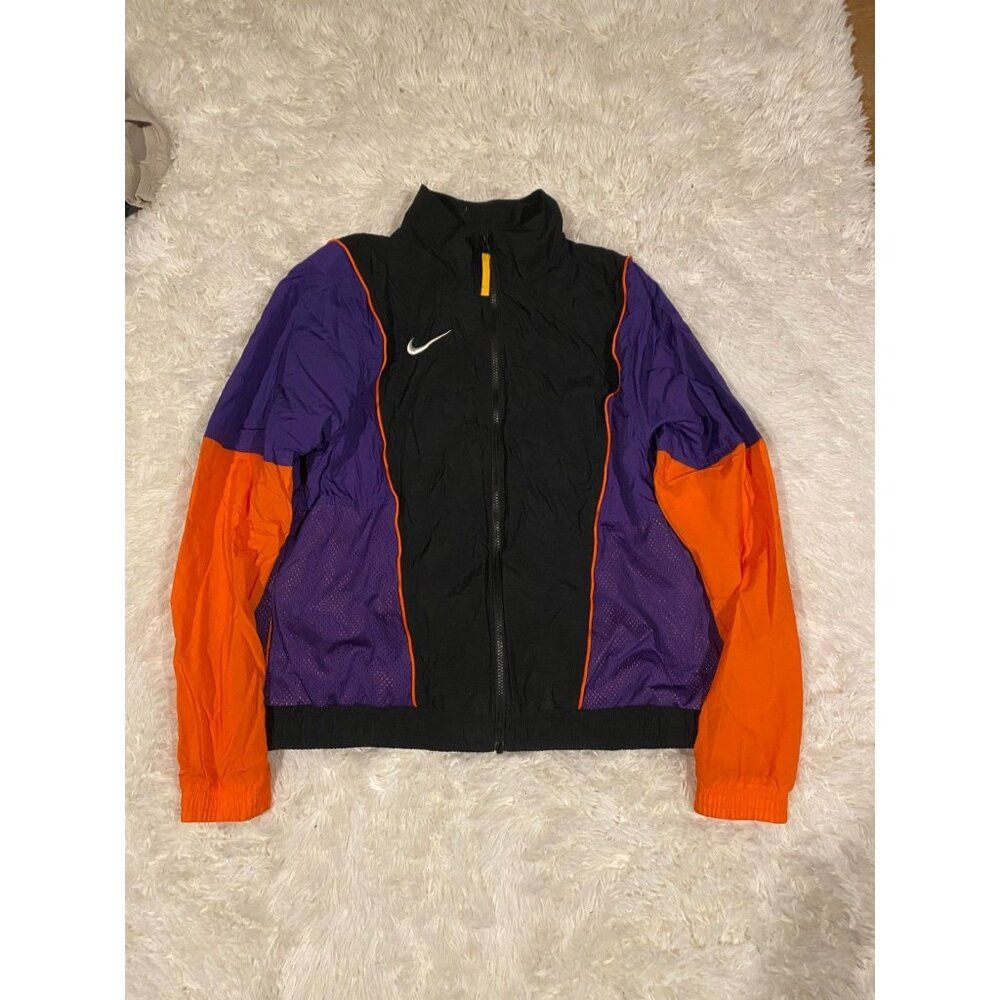 Nike Nike Throwback Track Basketball Jacket AR4083-011 Black/Pur Size US L / EU 52-54 / 3 - 2 Thumbnail