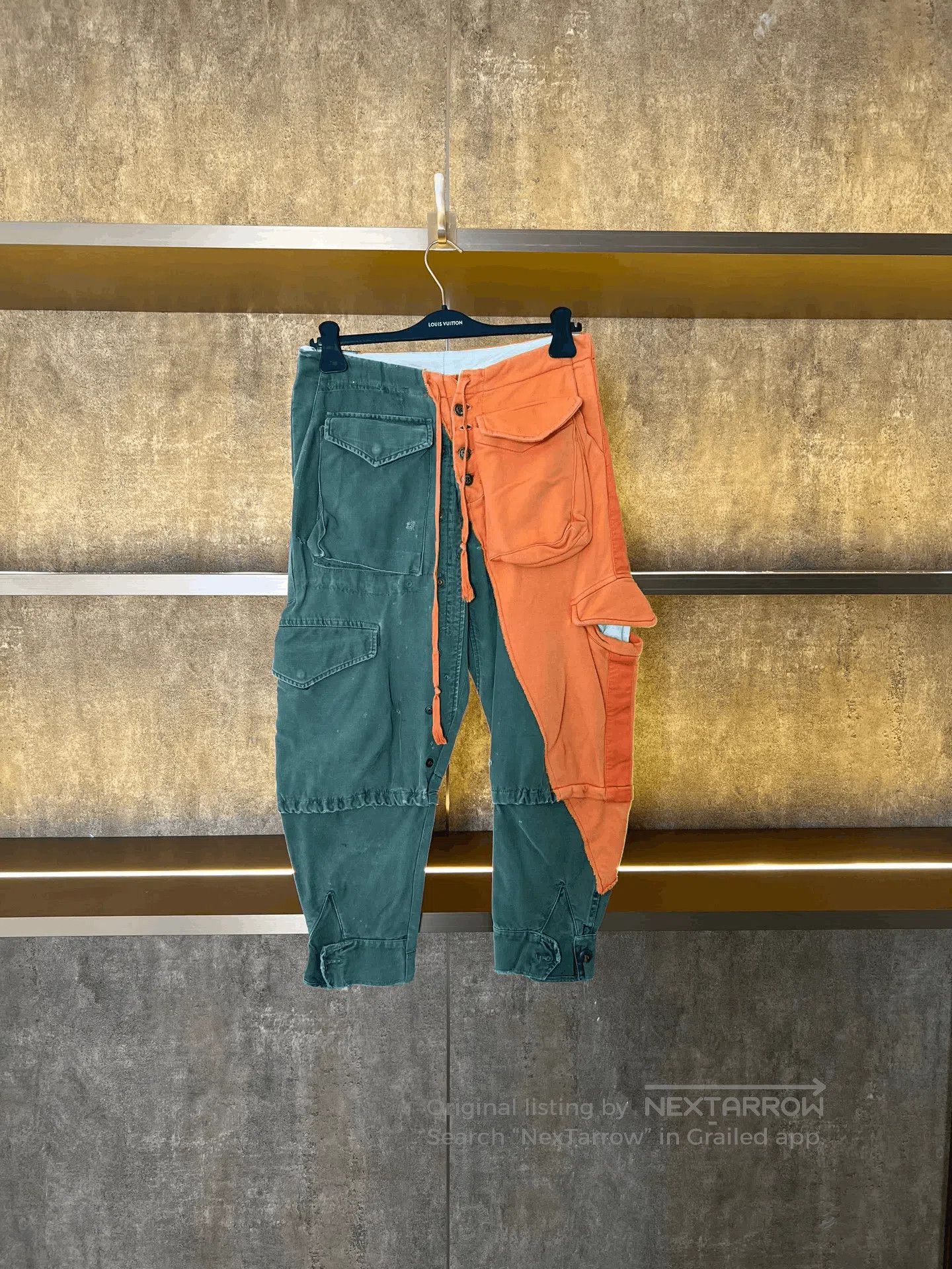 Greg Lauren Greg Lauren Patchwork Cargo Pants. Size US 26 / EU 42 - 1 Thumbnail