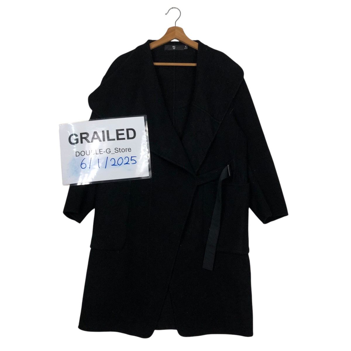 Japanese Brand × Jil Sander ?Rich Black Iconic Long Jacket 