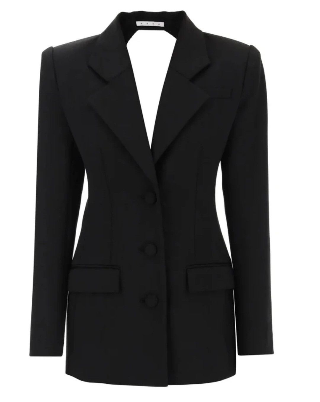 Area NYC Area Embellished Open-Back Blazer Mini Dress Size M / US 6-8 / IT 42-44 - 4 Thumbnail