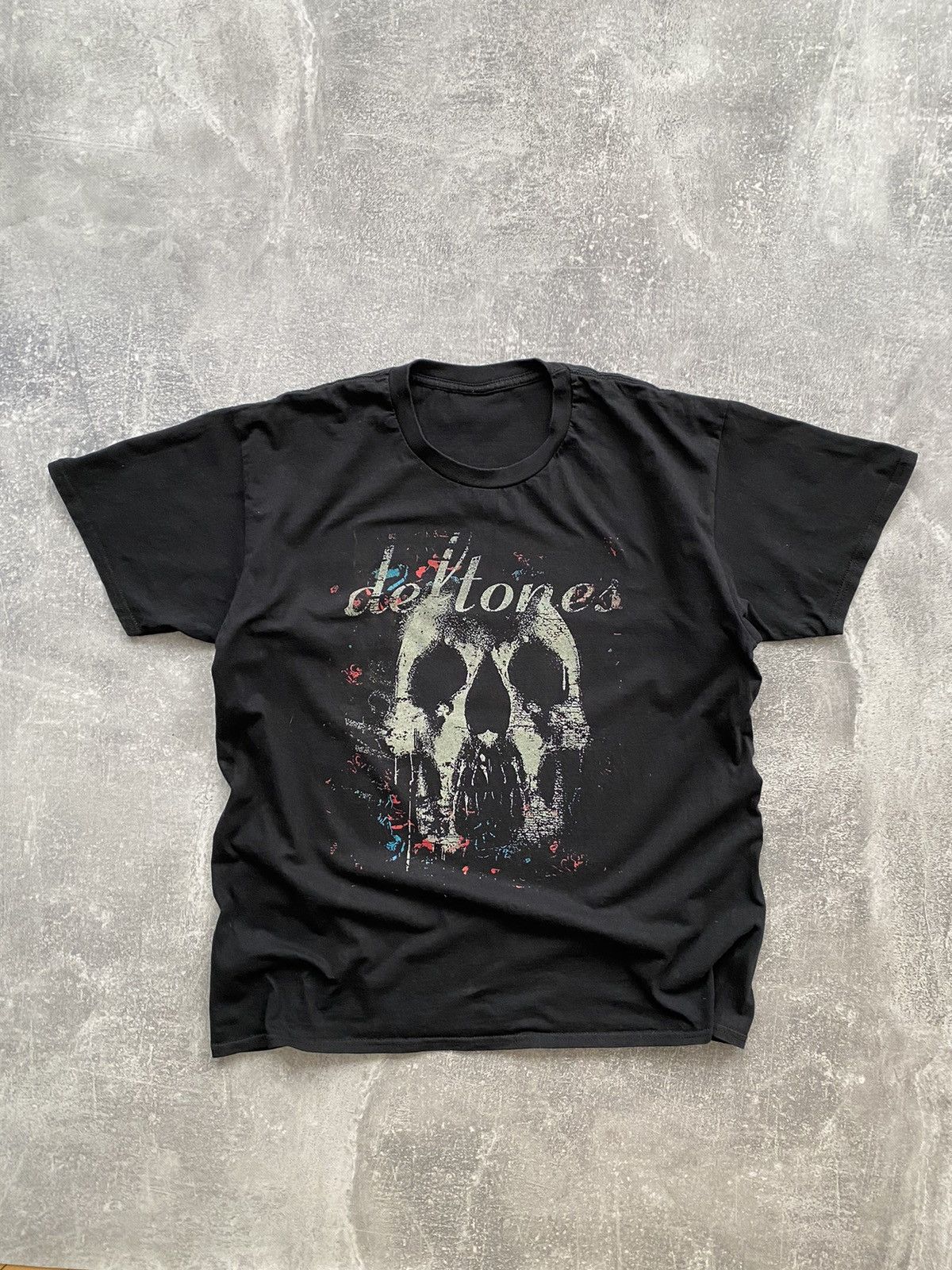 Band Tees × Vintage Vintage Deftones Skull T-shirt Size US XL / EU 56 / 4 - 1 Thumbnail