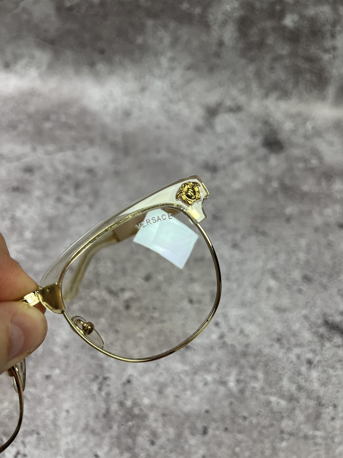 Versace Versace Medusa Logo Glasses Size ONE SIZE - 5 Thumbnail