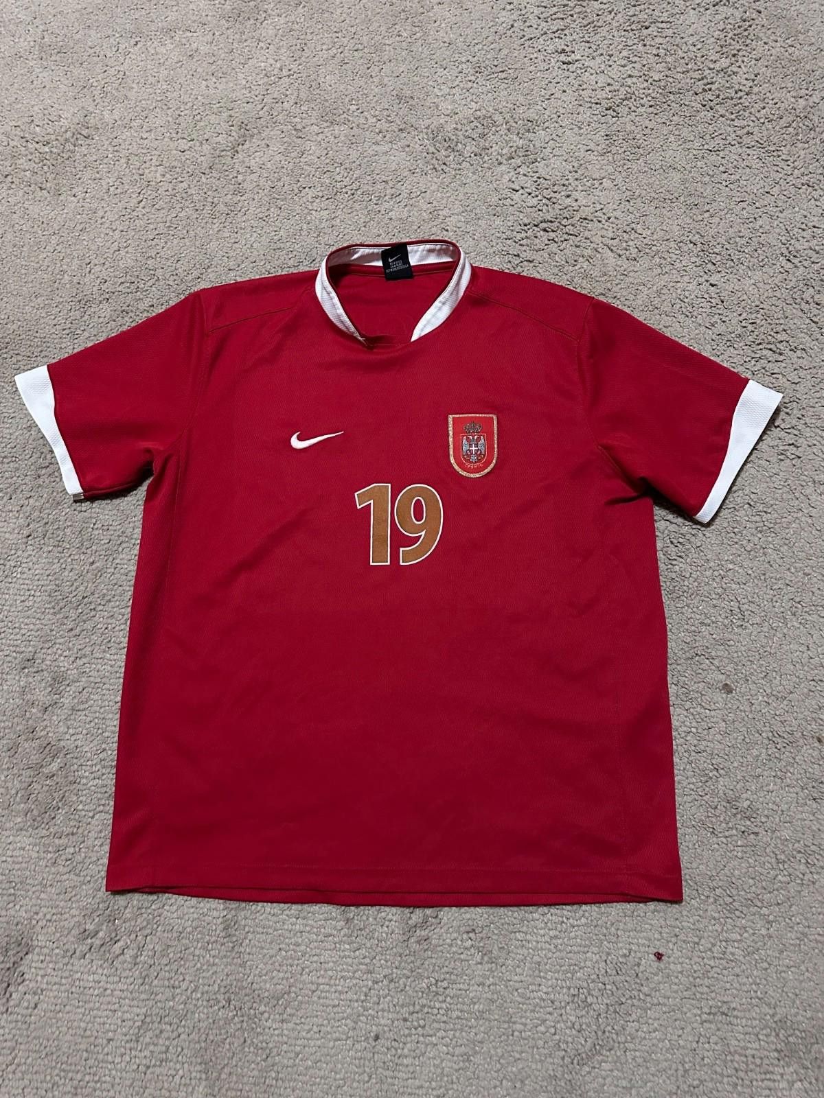 Nike Nike SERBIA #19 ZIGIC Football Shirt Soccer Jersey Sz XXL Size ONE SIZE - 1 Thumbnail