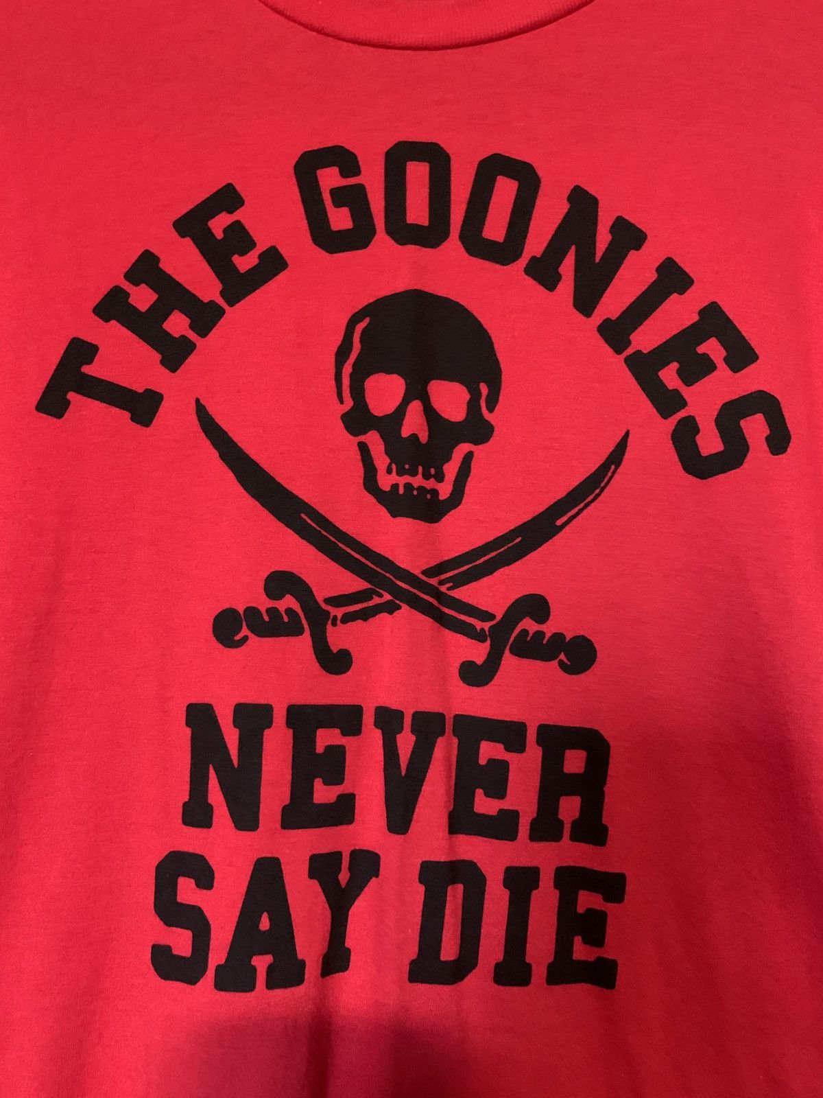 Ripple Junction The Goonies “Never Say Die” Graphic Tee – Red – Size M Size US M / EU 48-50 / 2 - 2 Thumbnail