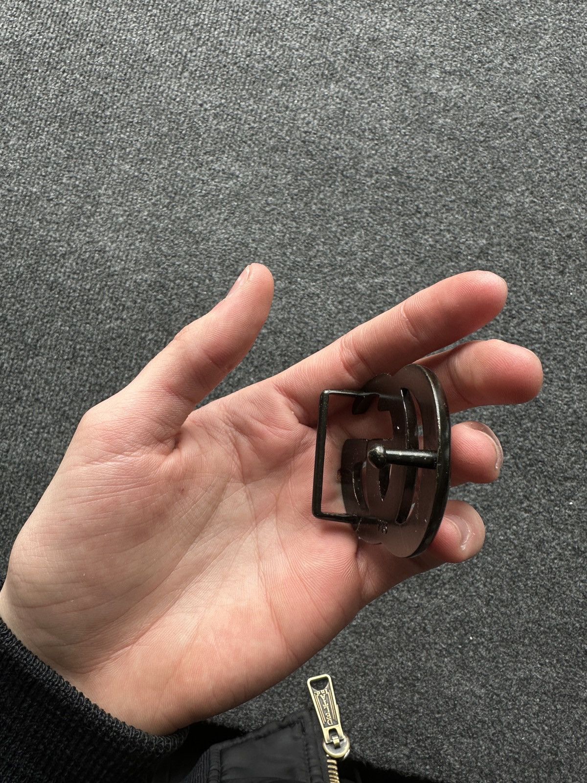 Other RARE🚨 BIG GG DOUBLE G MEN BUCKLE BRONZ LOGO ONLY BUCKLE Size ONE SIZE - 8 Thumbnail