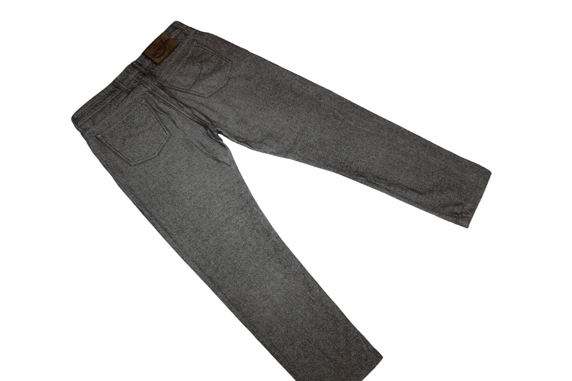 Jacob Cohen Jacob Cohen Herringbone Woven Cotton-Wool Denim Cropped Pant Size US 32 / EU 48 - 6 Thumbnail