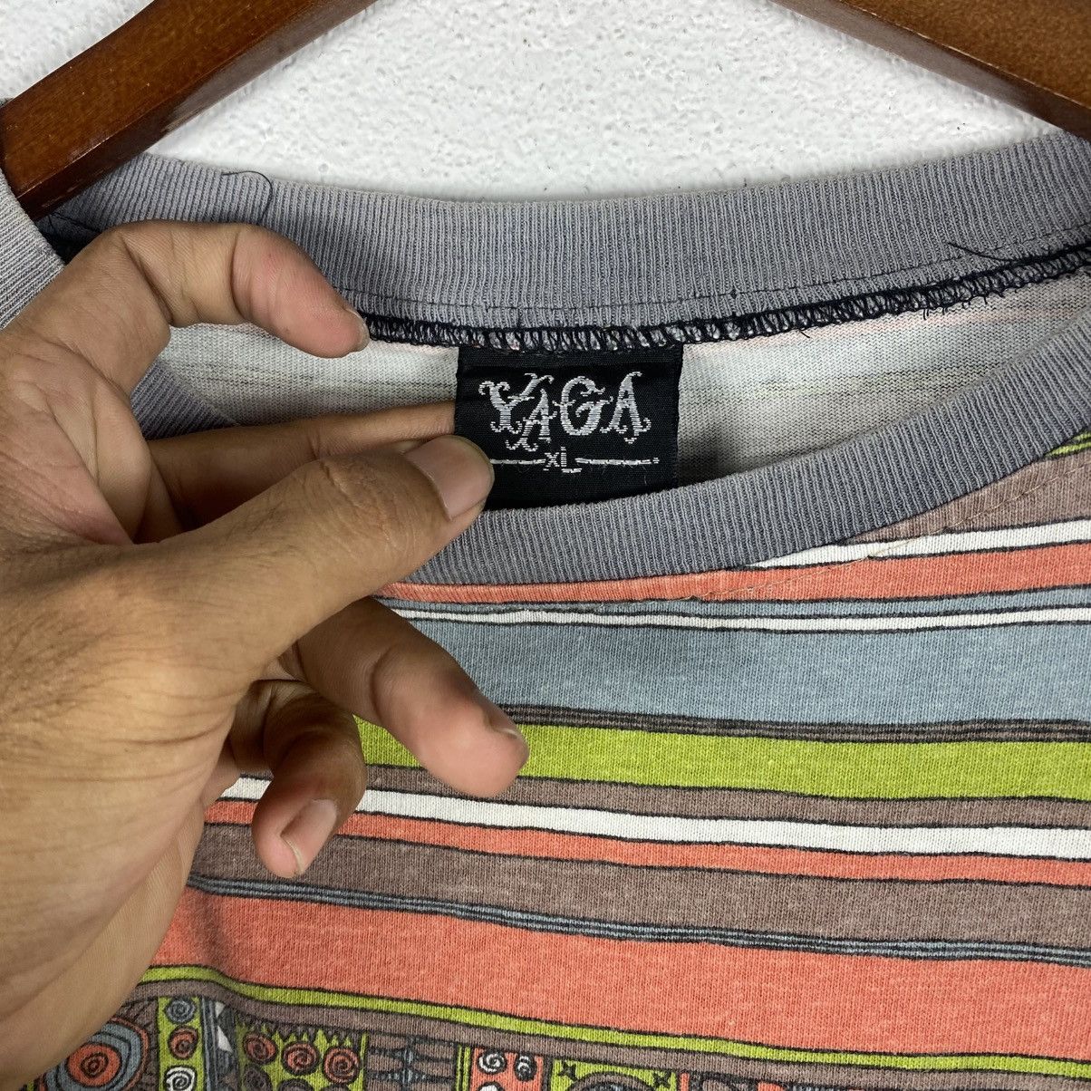 Vintage Vintage 90’s YAGA Full Print Tee Size US XL / EU 56 / 4 - 7 Thumbnail