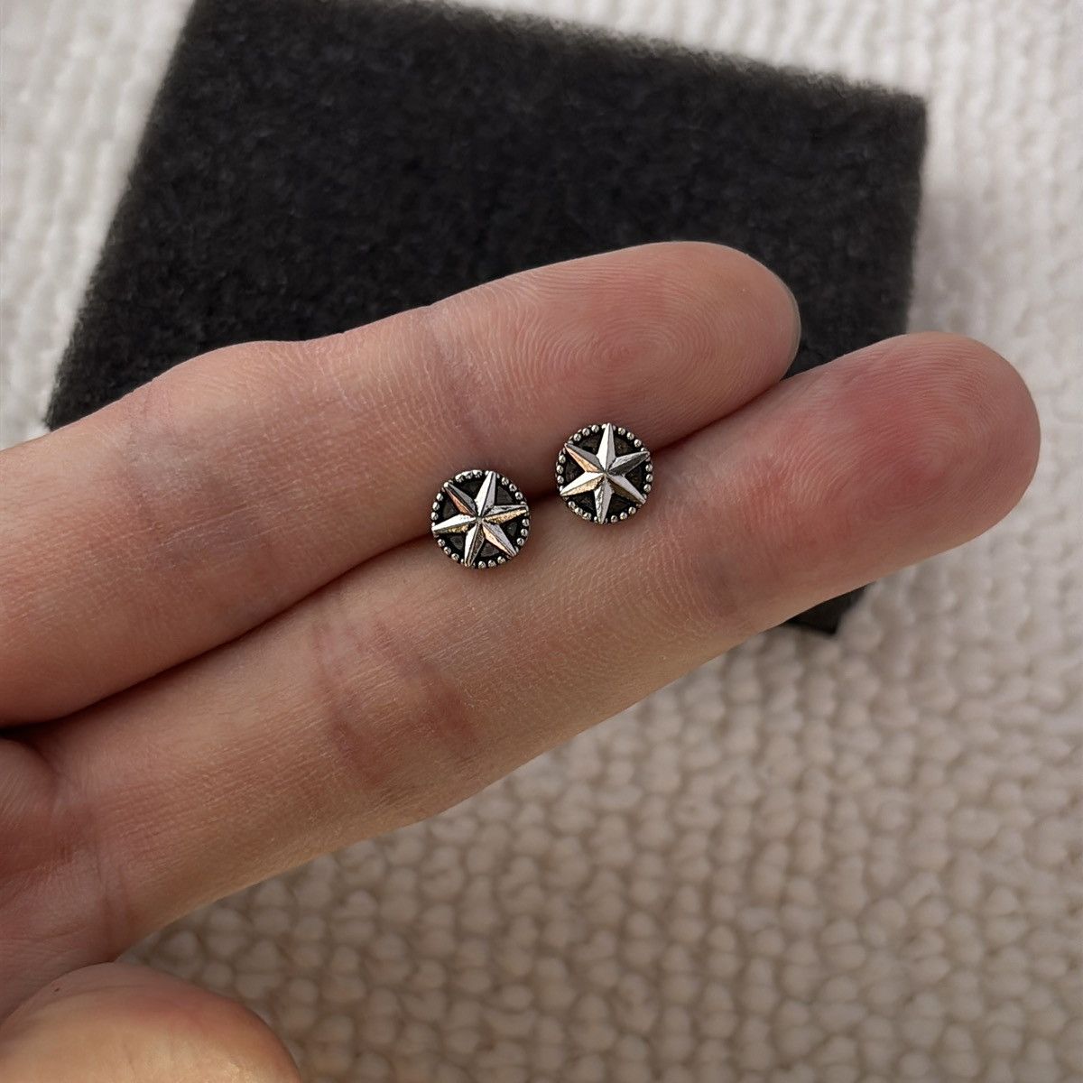 Other 7mm Small Star Stud Earrings for Men Women Hip Hop Unisex Size ONE SIZE - 7 Thumbnail