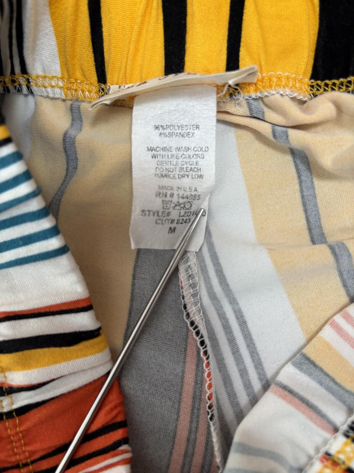 Other LA GYPSY Multicolor Striped Pants. Festival Boho. Size M Size 32" / US 10 / IT 46 - 10 Thumbnail
