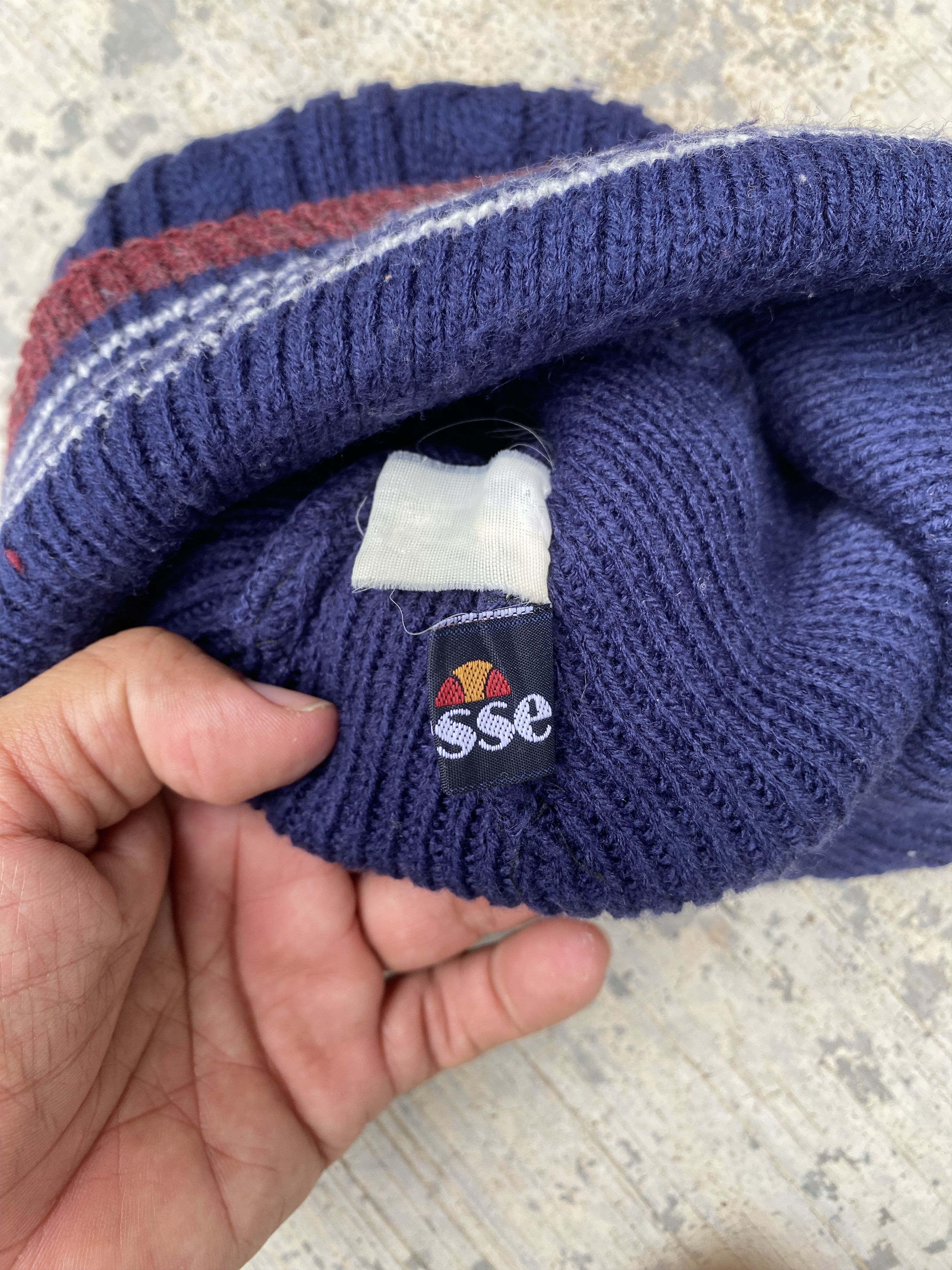Ellesse Vintage Ellesse spellout beanie hat Size ONE SIZE - 3 Thumbnail