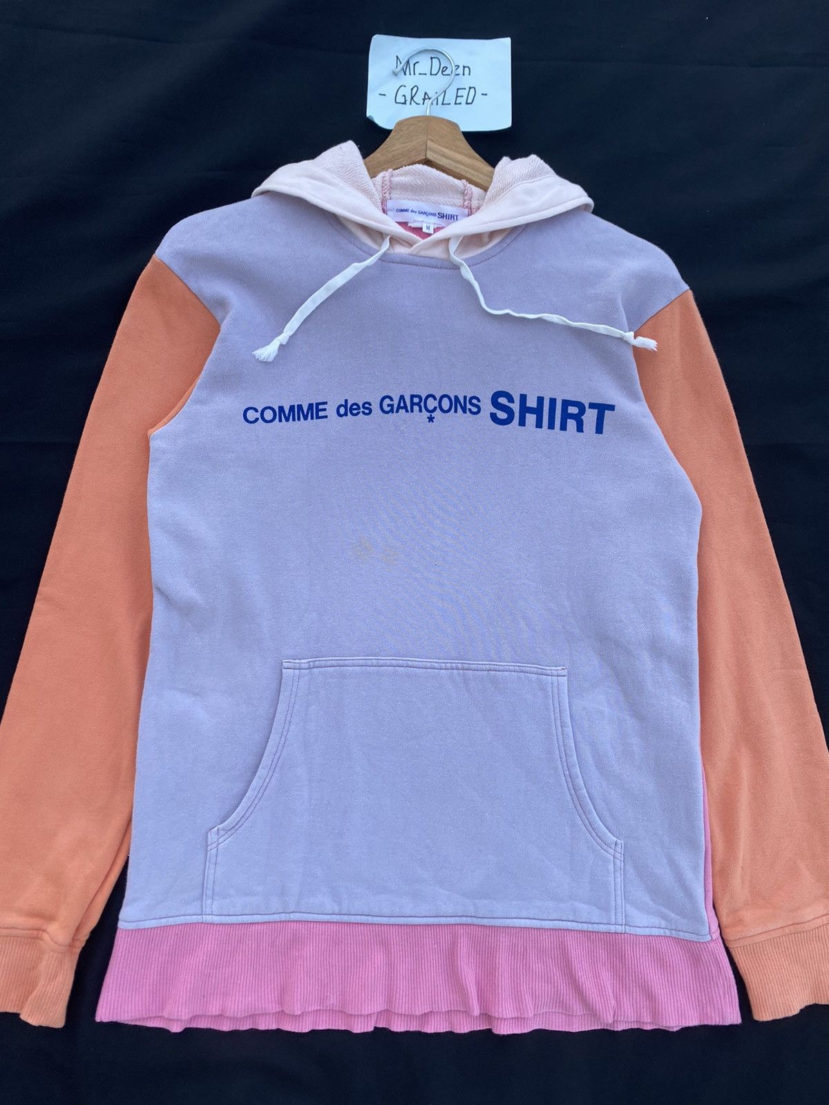 Comme des Garcons Rare Vintage COMME des GARCONS SHIRT Spellout Hoodie Size US M / EU 48-50 / 2 - 1 Thumbnail