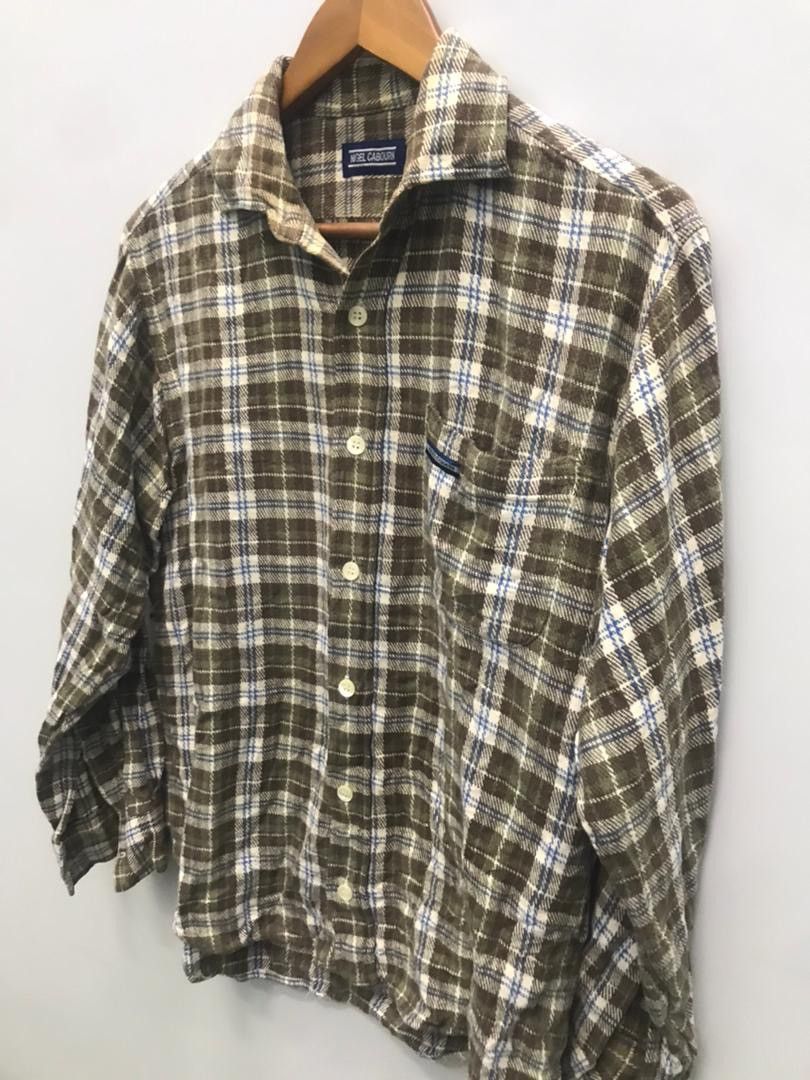 Nigel Cabourn NIGEL CABOURN - Cotton Flannel Button Up Shirt Size US M / EU 48-50 / 2 - 2 Thumbnail