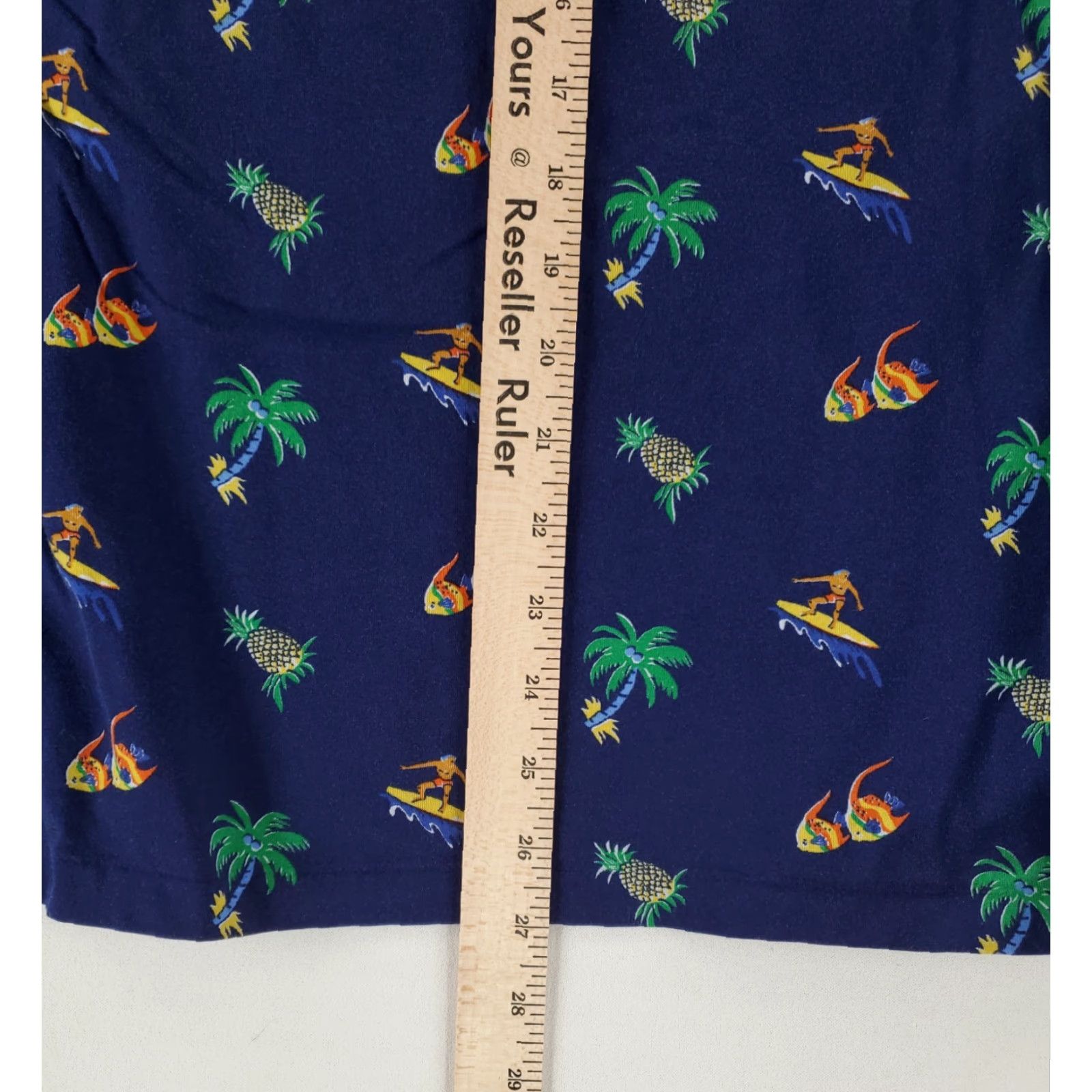 Polo Ralph Lauren Polo Ralph Lauren T Shirt Blue Pineapple Fish Surfer Palm Tree Mens XXL Size US XXL / EU 58 / 5 - 6 Thumbnail