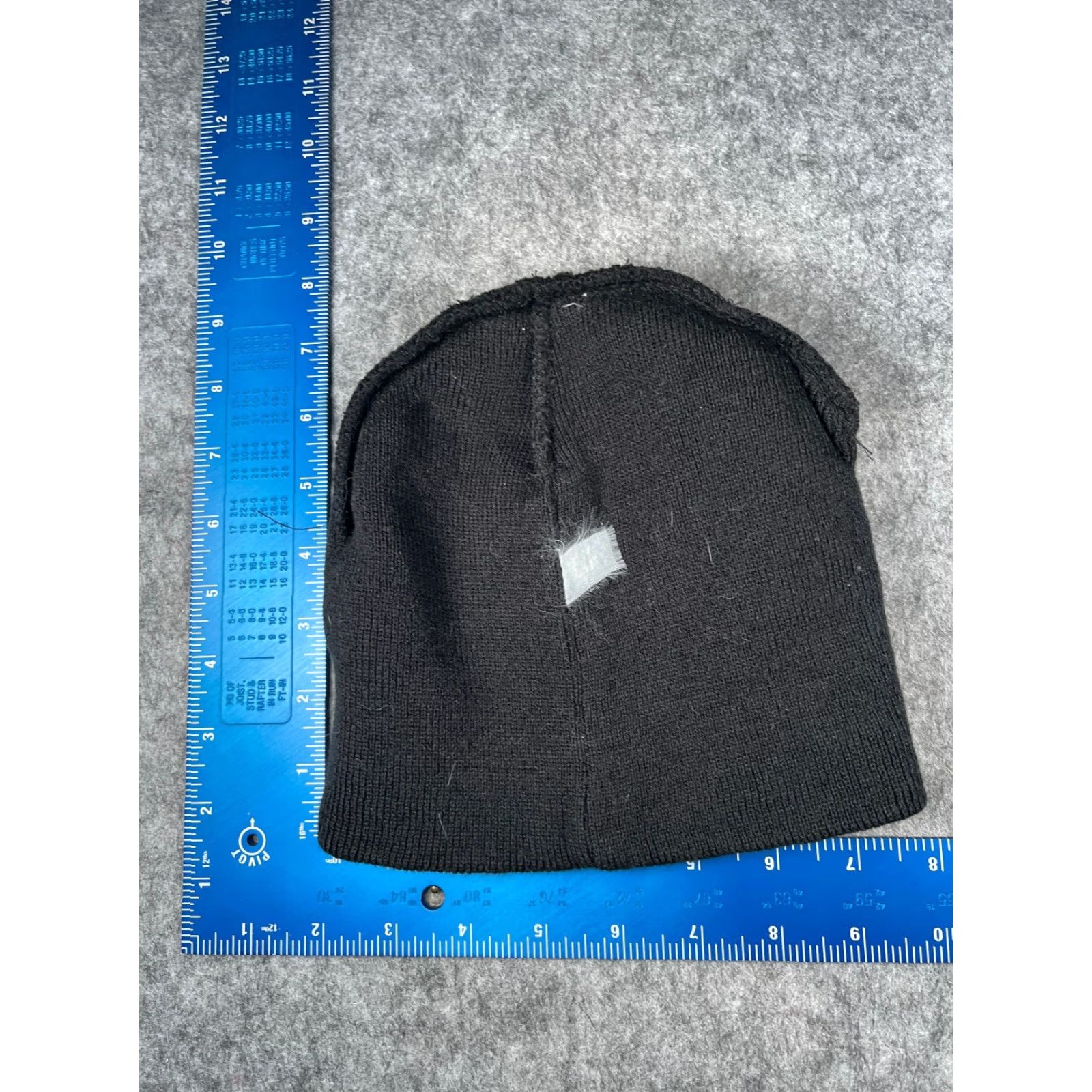 Vintage Shield & Wings Beanie Toque Beanie Adult One Size Black Blue Knit 100% Acrylic Skater Unbranded Unisex Hats Mens, Womens, Boys, Girls Size ONE SIZE - 5 Thumbnail
