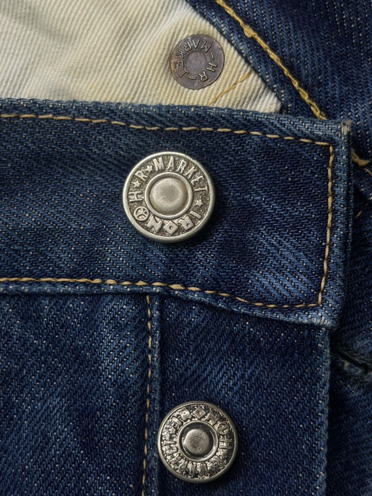 Blue Blue Japan Vintage Blue Blue Japan Selvedge Denim Jeans | W29 Size US 29 - 13 Thumbnail