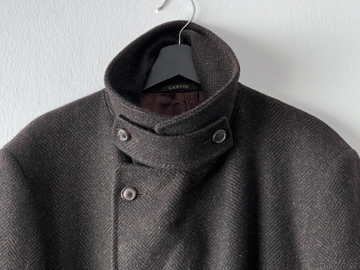 Designer × Lanvin × Vintage Rare Vintage Lanvin Double-Breasted Cashmere Wool Coat Size US M / EU 48-50 / 2 - 14 Thumbnail
