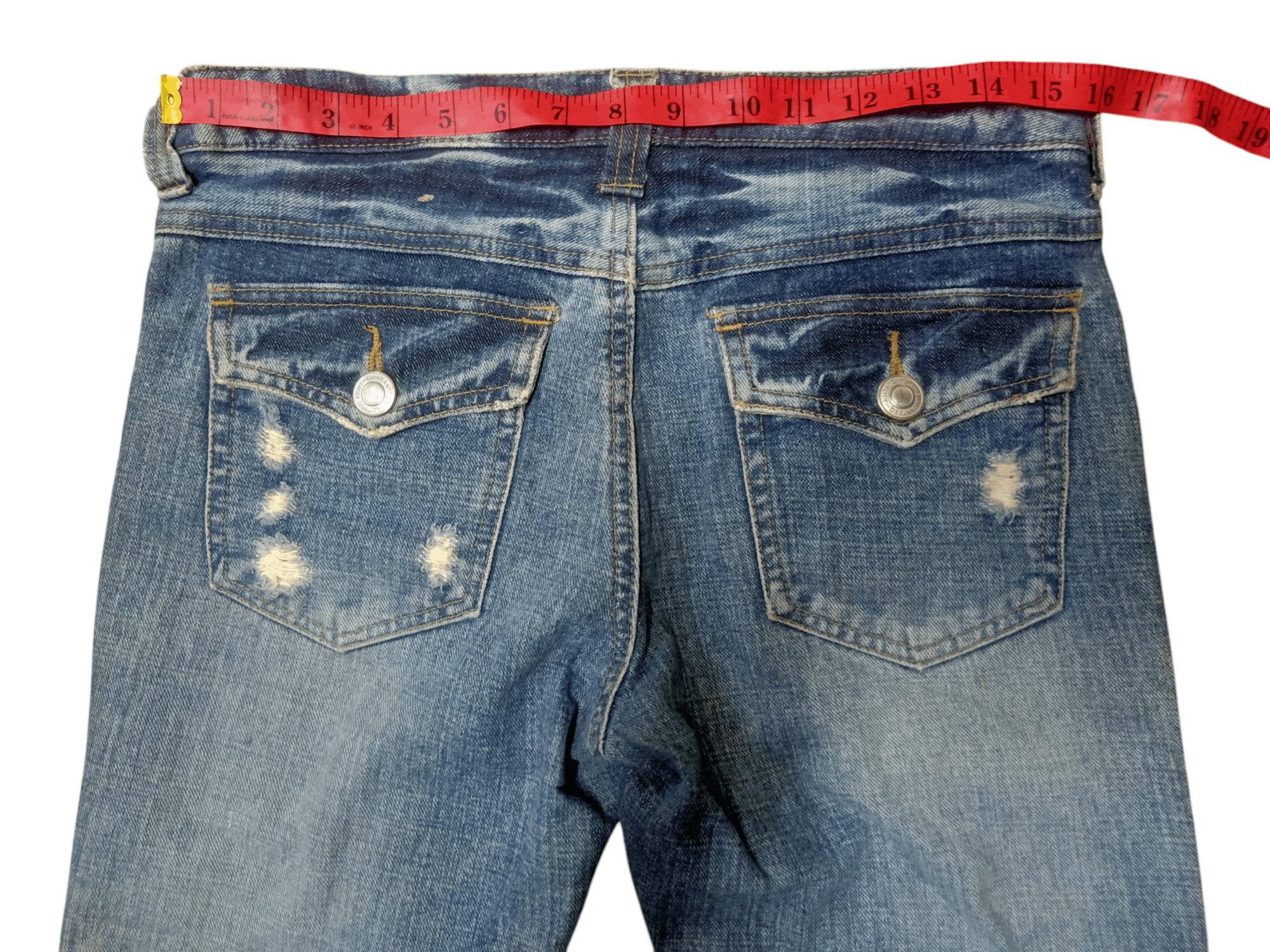 If Six Was Nine × Japanese Brand × Le Grande Bleu (L.G.B.) Unbrand Denim Flare low Rise Bootcut Size US 30 / EU 46 - 2 Thumbnail