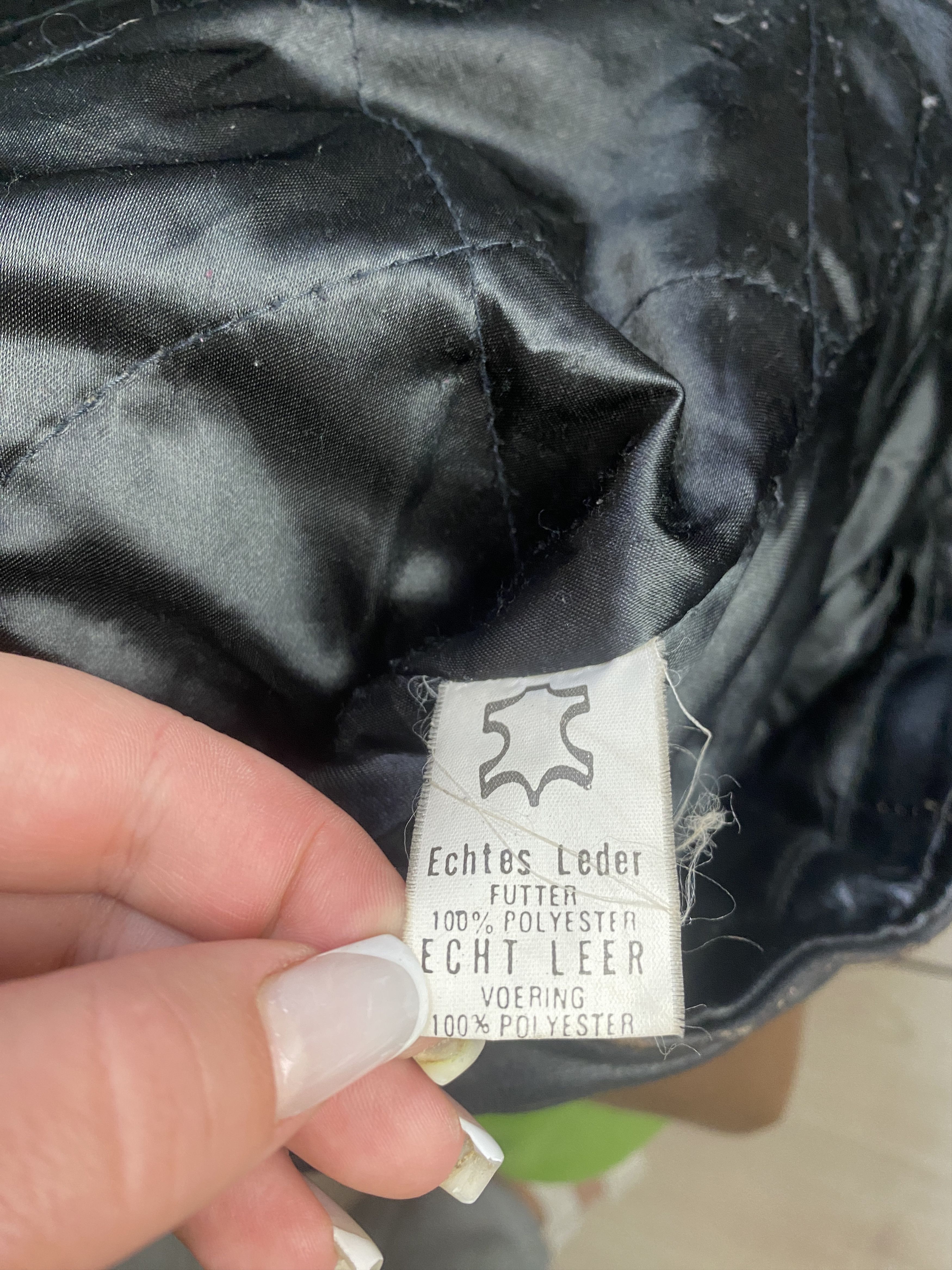 Leather × Vintage Vintage Leather jacket biker Army USA Cowboy Size US M / EU 48-50 / 2 - 6 Thumbnail