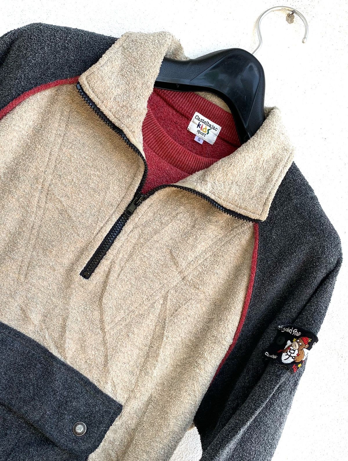 Jean Charles De Castelbajac × Vintage Vintage Half zipper Sweather Fleece with single pocket Size S / US 4 / IT 40 - 4 Thumbnail