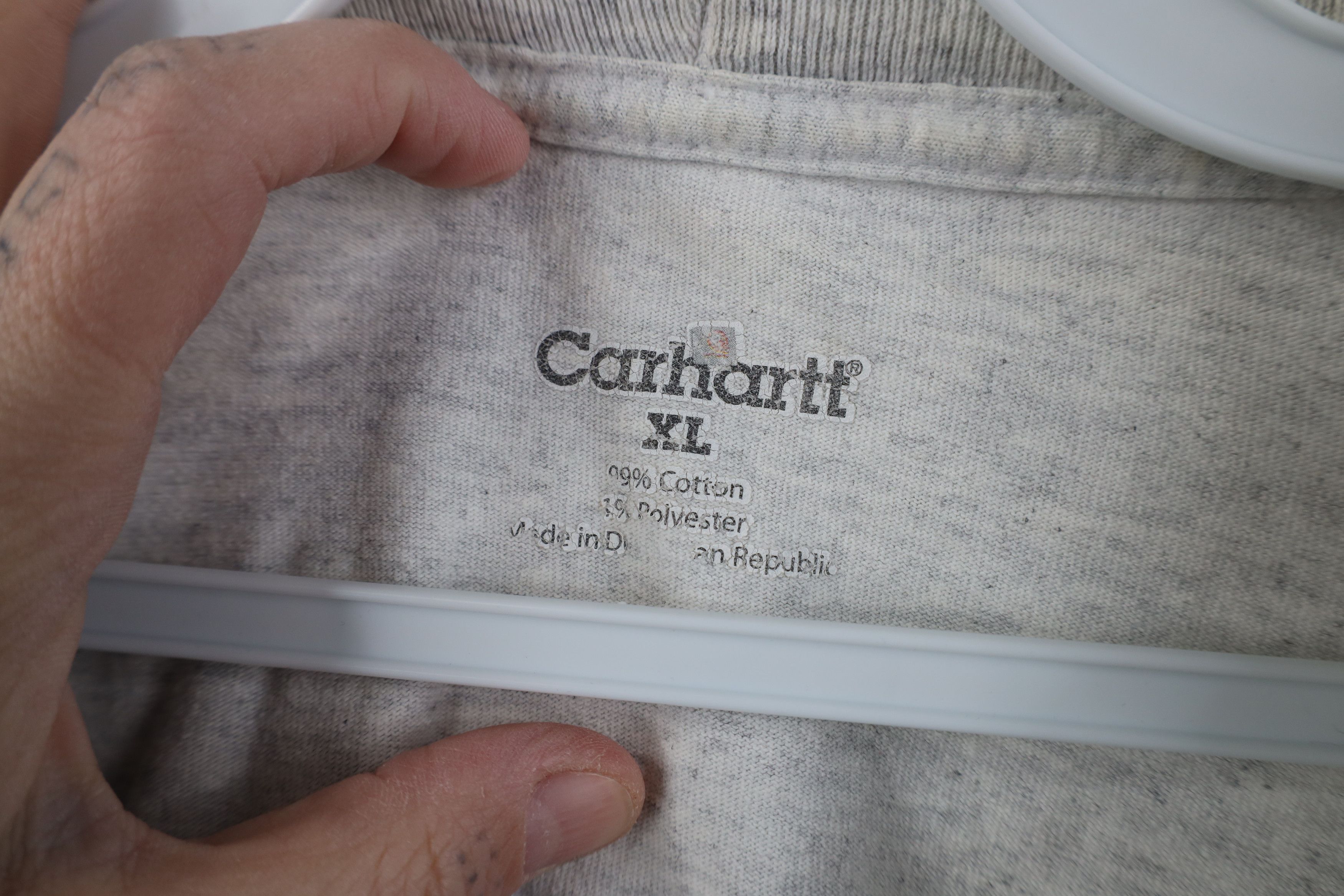 Carhartt Vintage Y2K Carhartt Long Sleeve T-Shirt Heather Gray Pocket Size US XL / EU 56 / 4 - 8 Thumbnail