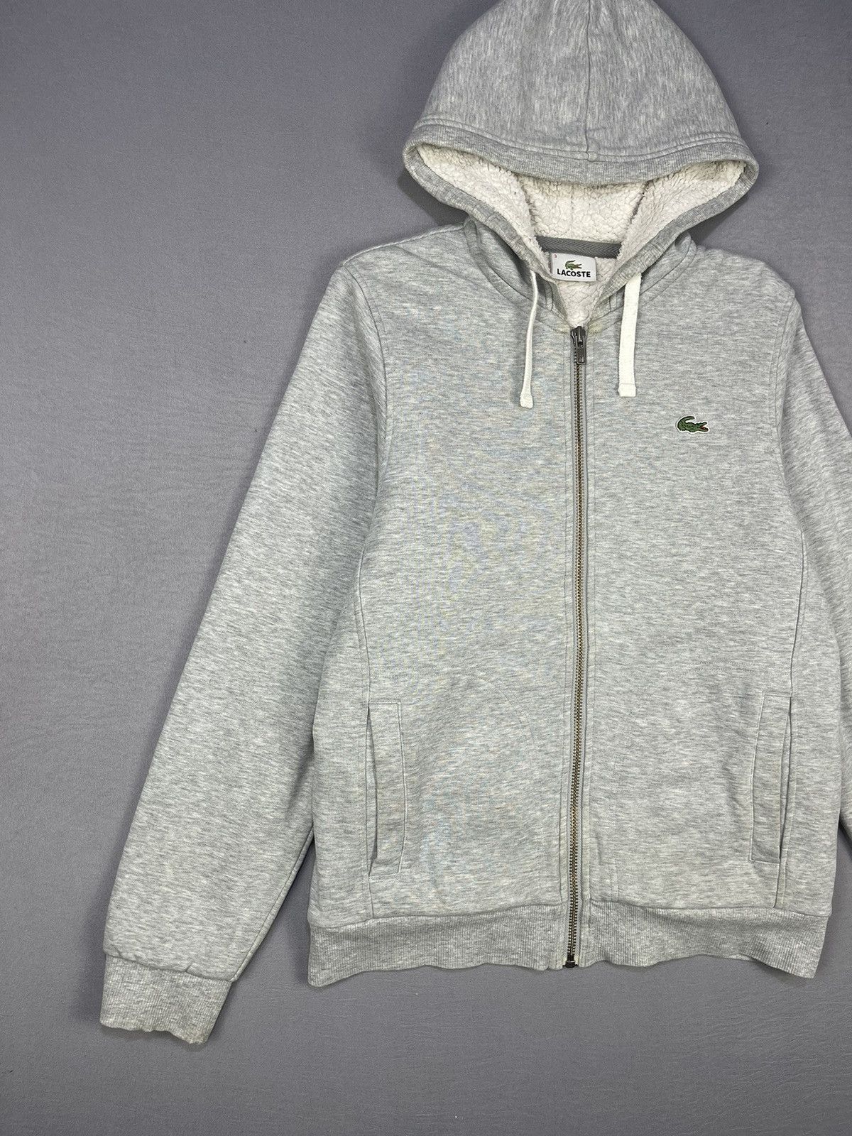 Lacoste LACOSTE SHERPA LINED ZIPPER HOODIES Size US S / EU 44-46 / 1 - 3 Thumbnail