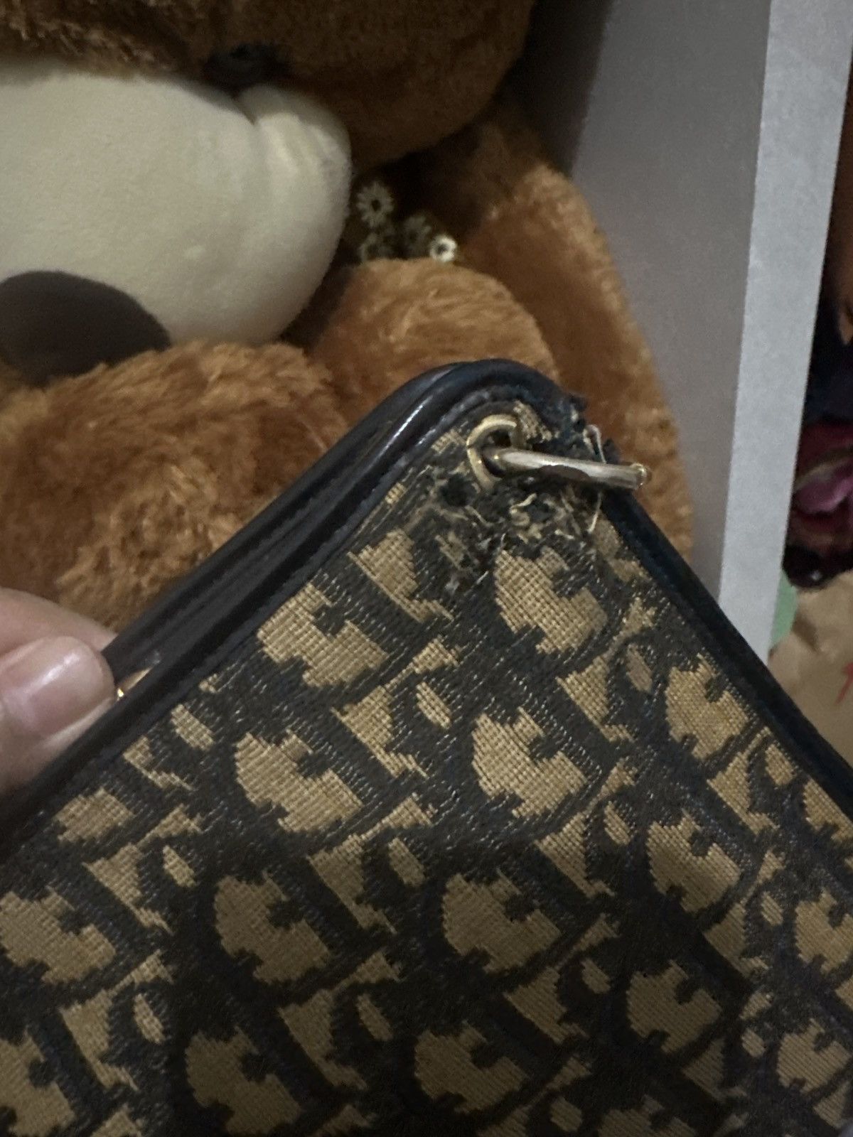 Dior Christian Dior Vintage Oblique Canvas Size ONE SIZE - 6 Thumbnail