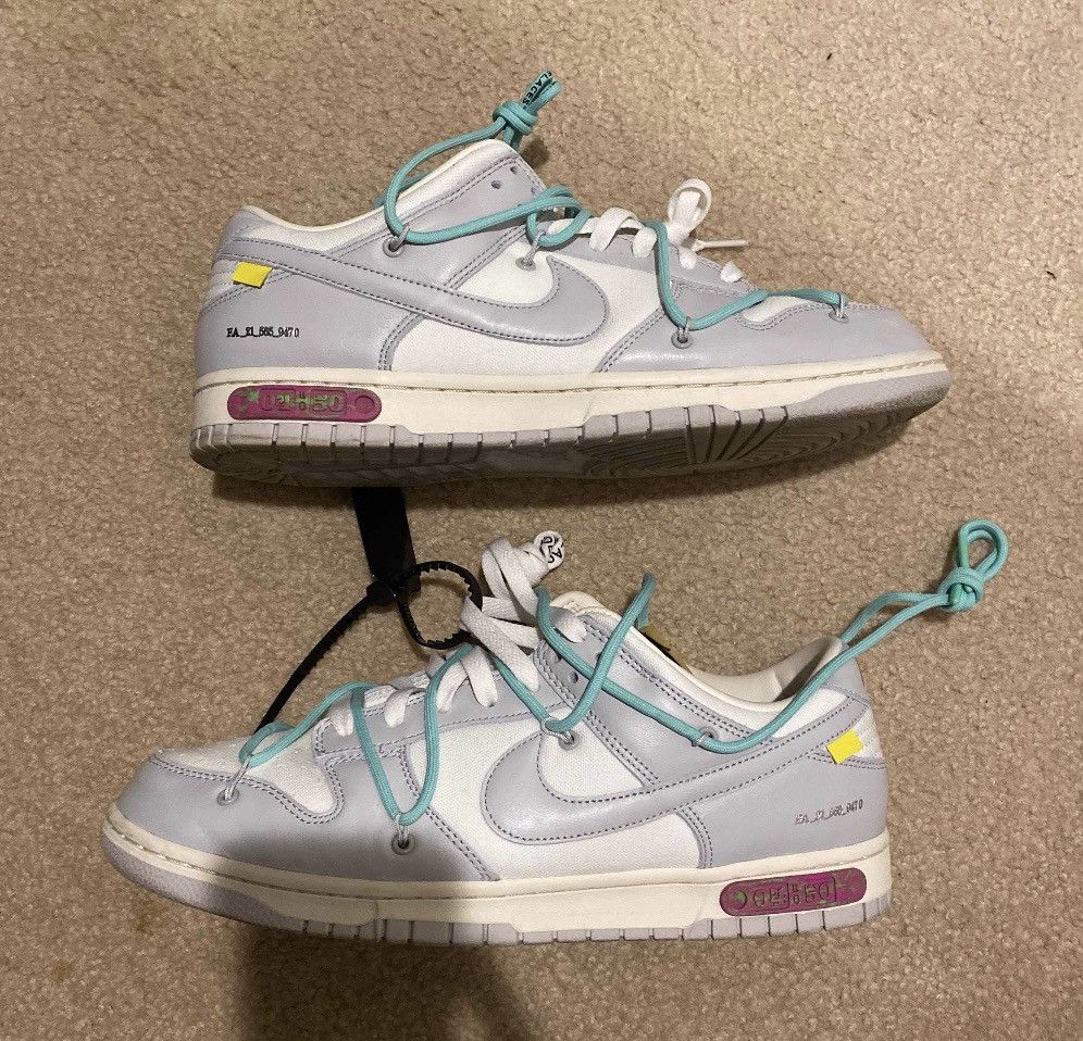 Nike × Off-White Off White x Nike Dunk Lot 4 size 11.5 Size US 11.5 / EU 44-45 - 1 Thumbnail