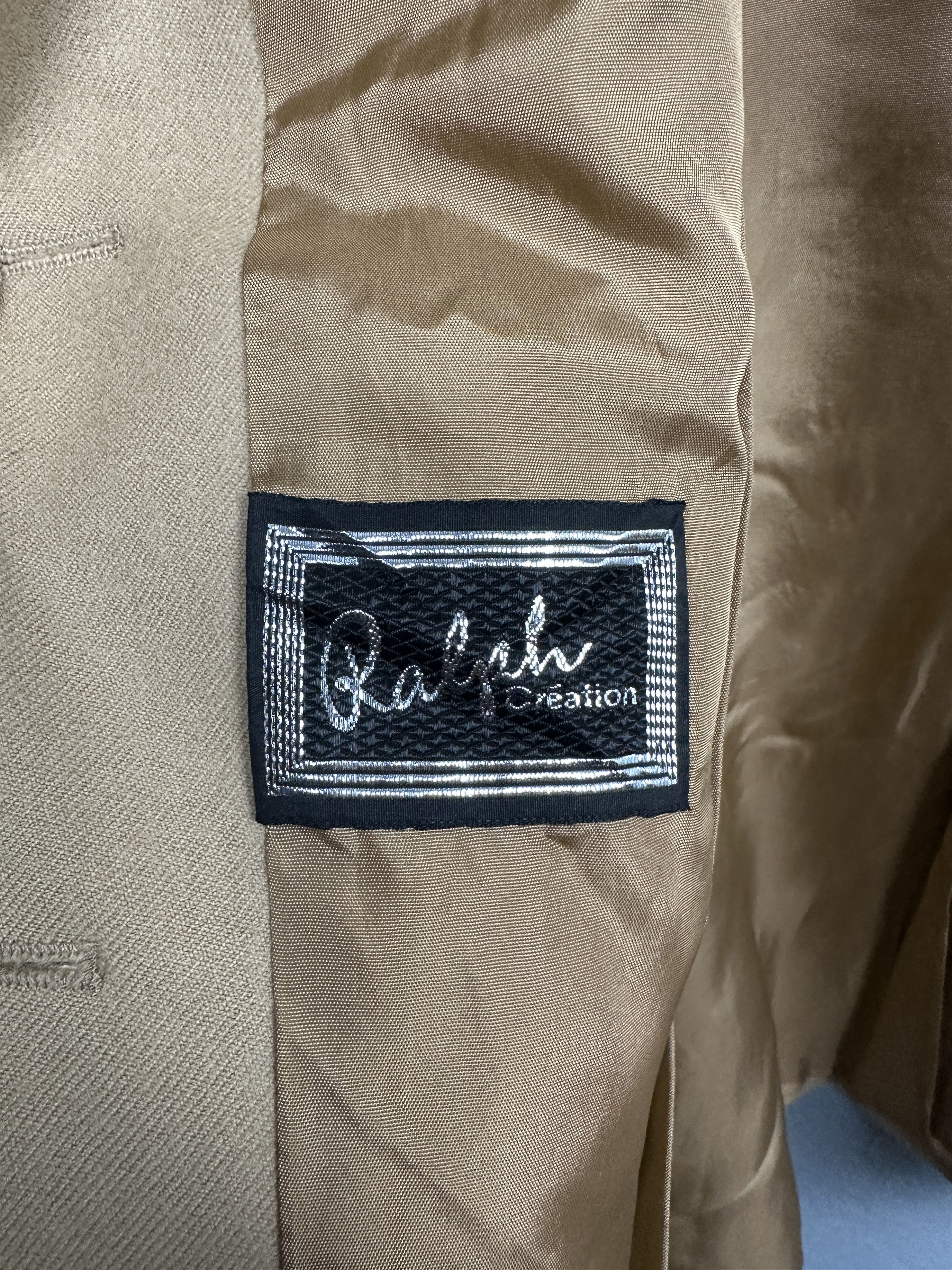 Vintage Ralph Creation 80s-90s Vintage Womens Blazer Jacket Size M / US 6-8 / IT 42-44 - 3 Thumbnail