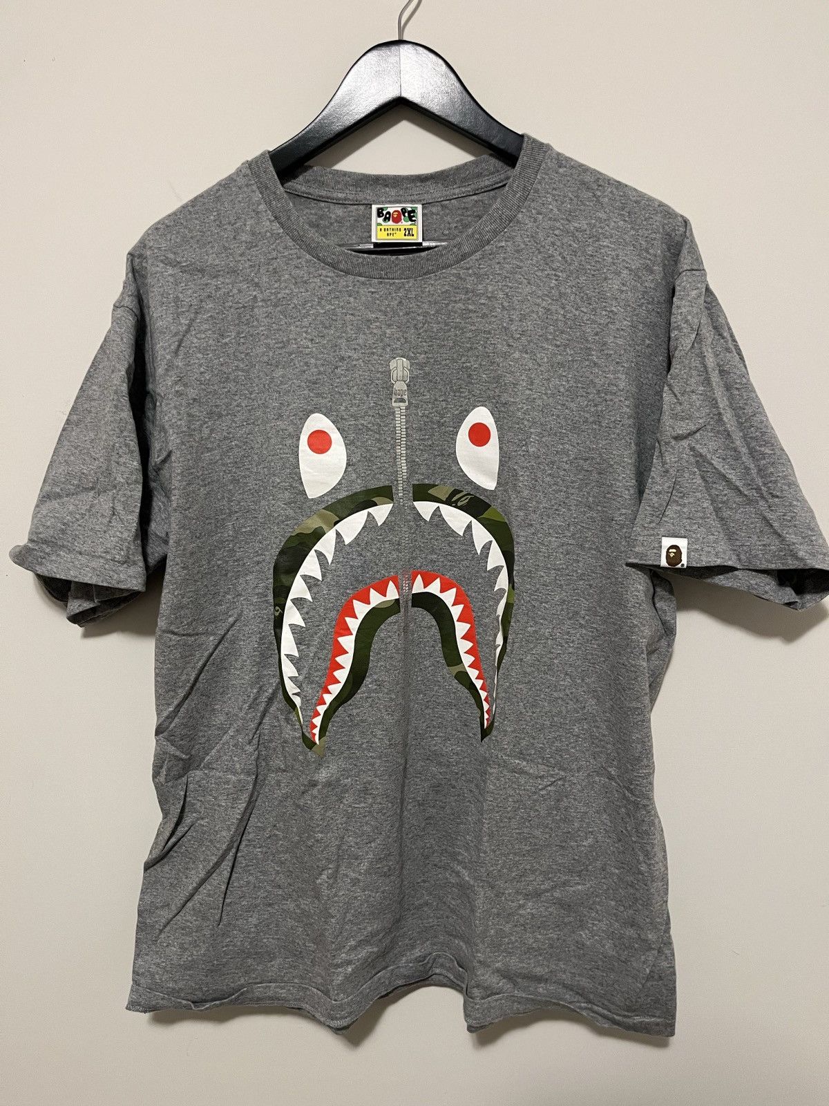 Bape Bape shark t shirt Size US XXL / EU 58 / 5 - 1 Thumbnail