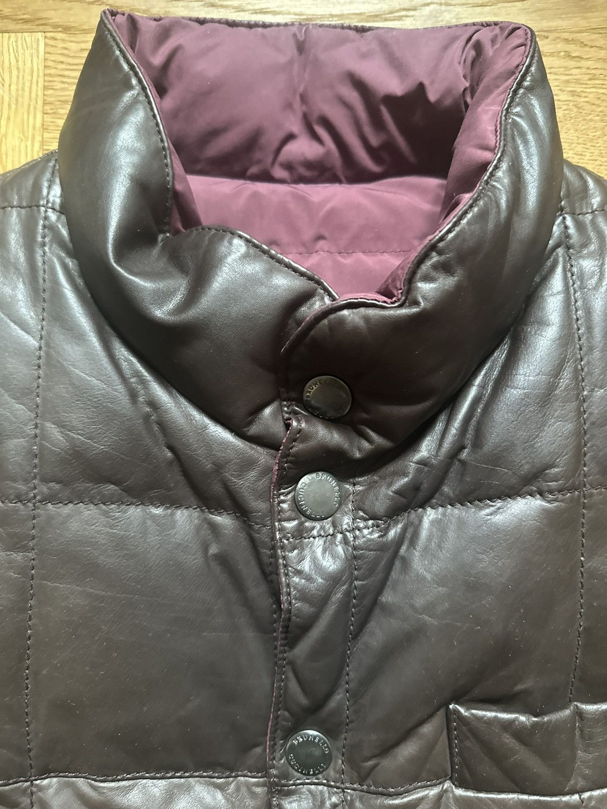 Brunello Cucinelli Brunello Cucinelli Reversible Lambskin Vest Size US S / EU 44-46 / 1 - 4 Thumbnail