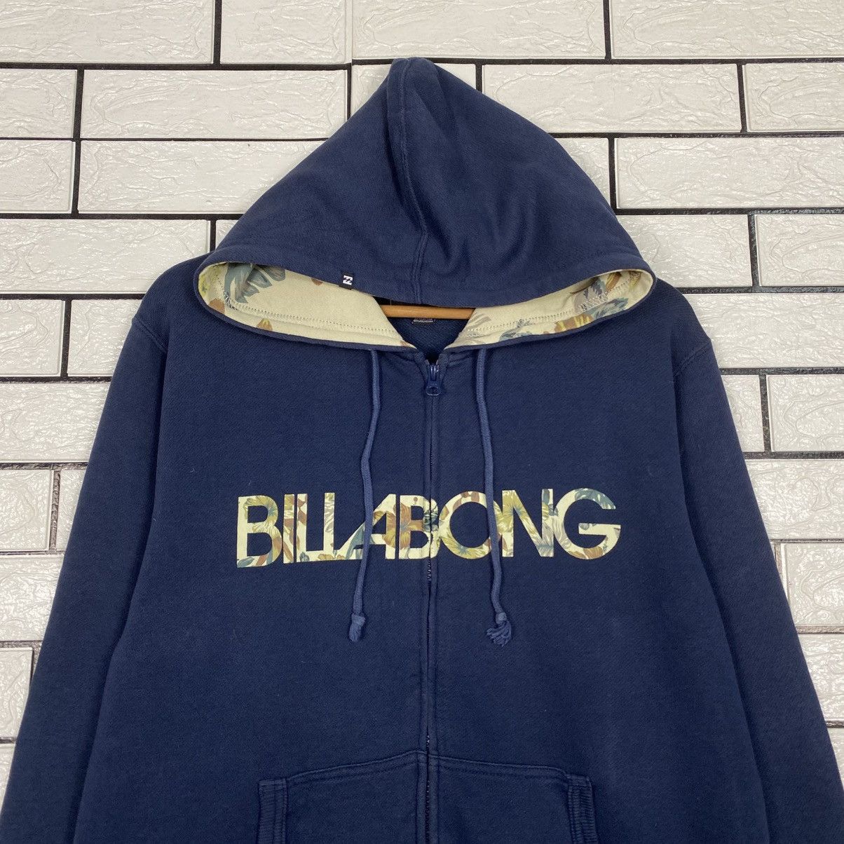 Japanese Brand 📌Vintage Zipper Hoodie Billabong Big Logo Size US M / EU 48-50 / 2 - 4 Thumbnail