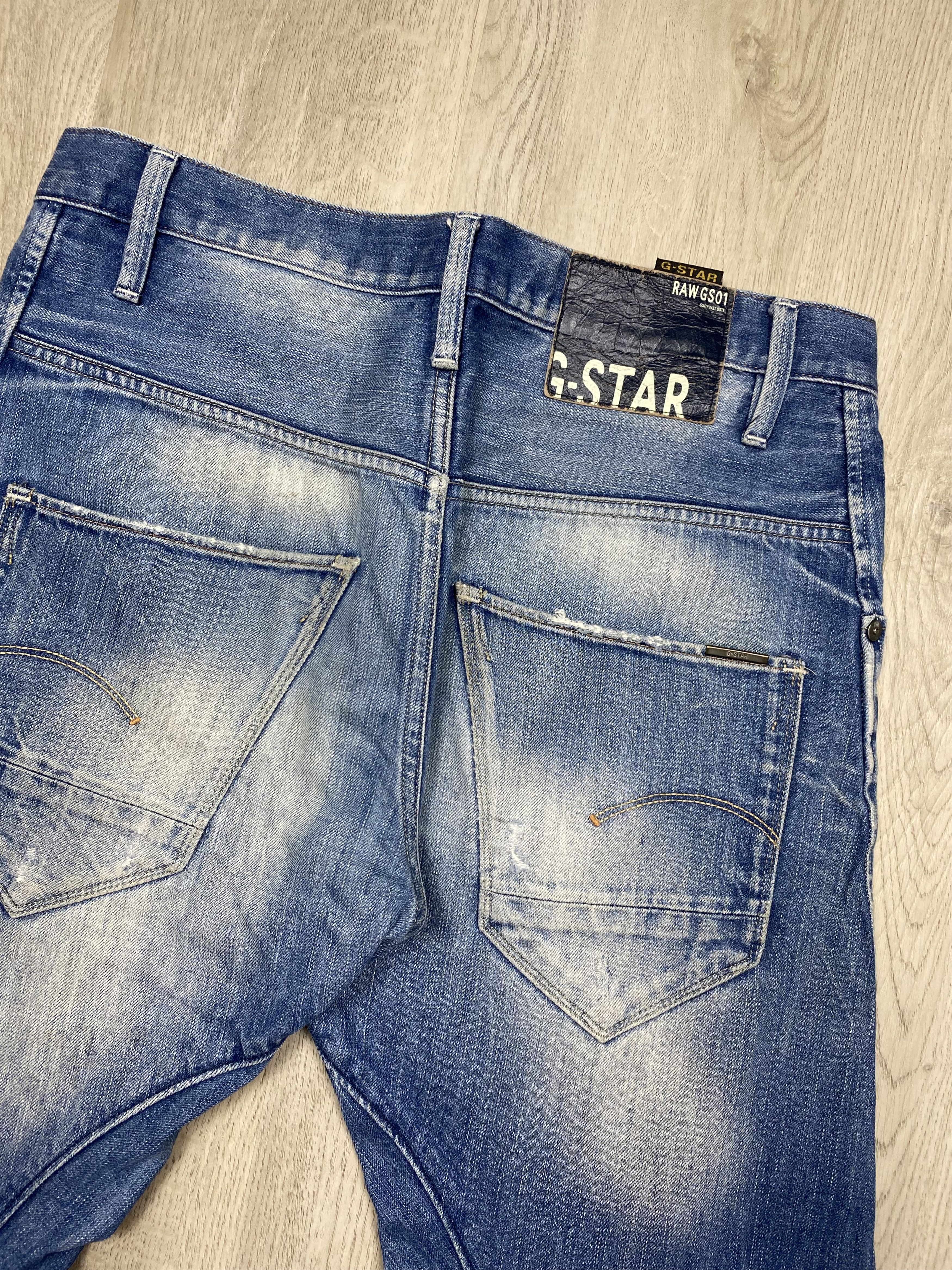 G-Star G Star Raw Vintage Mens Arc Denim Pants Jeans Gstar Y2K Size US 31 - 2 Thumbnail