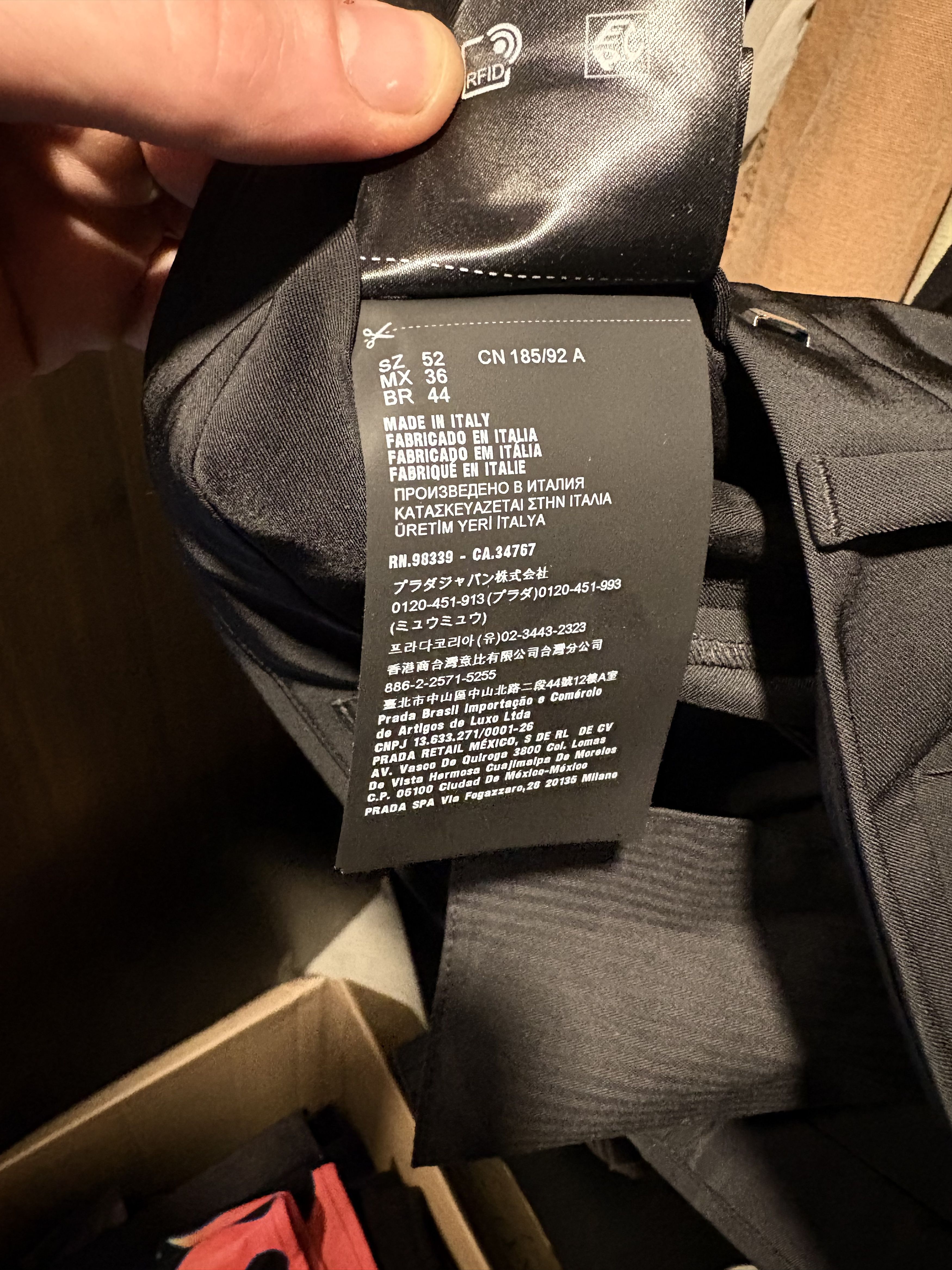 Prada Prada Dress Pants Size 52R - 4 Thumbnail