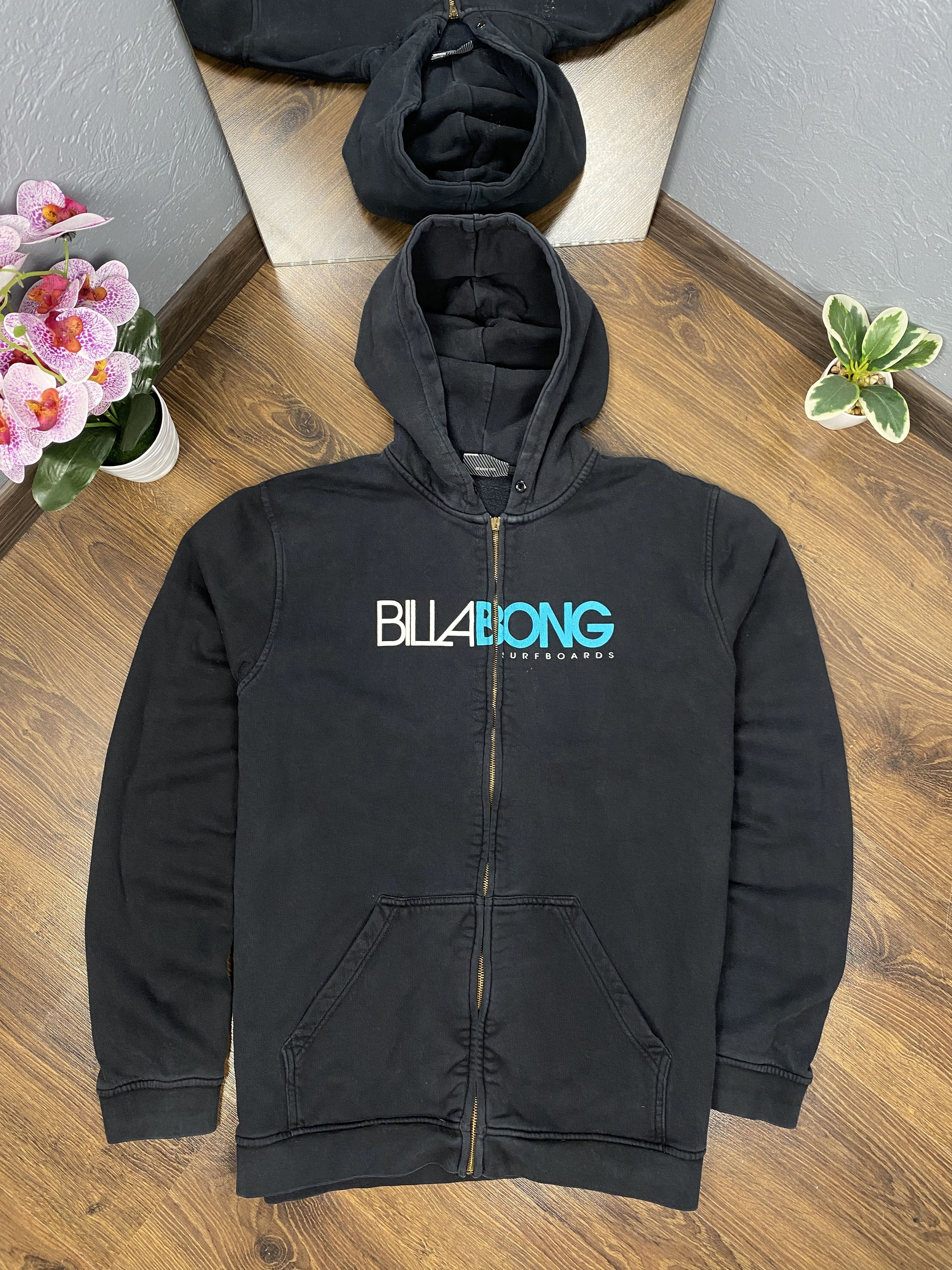 Billabong Billabong Vintage Mens Zip Hoodie Size US XL / EU 56 / 4 - 1 Thumbnail