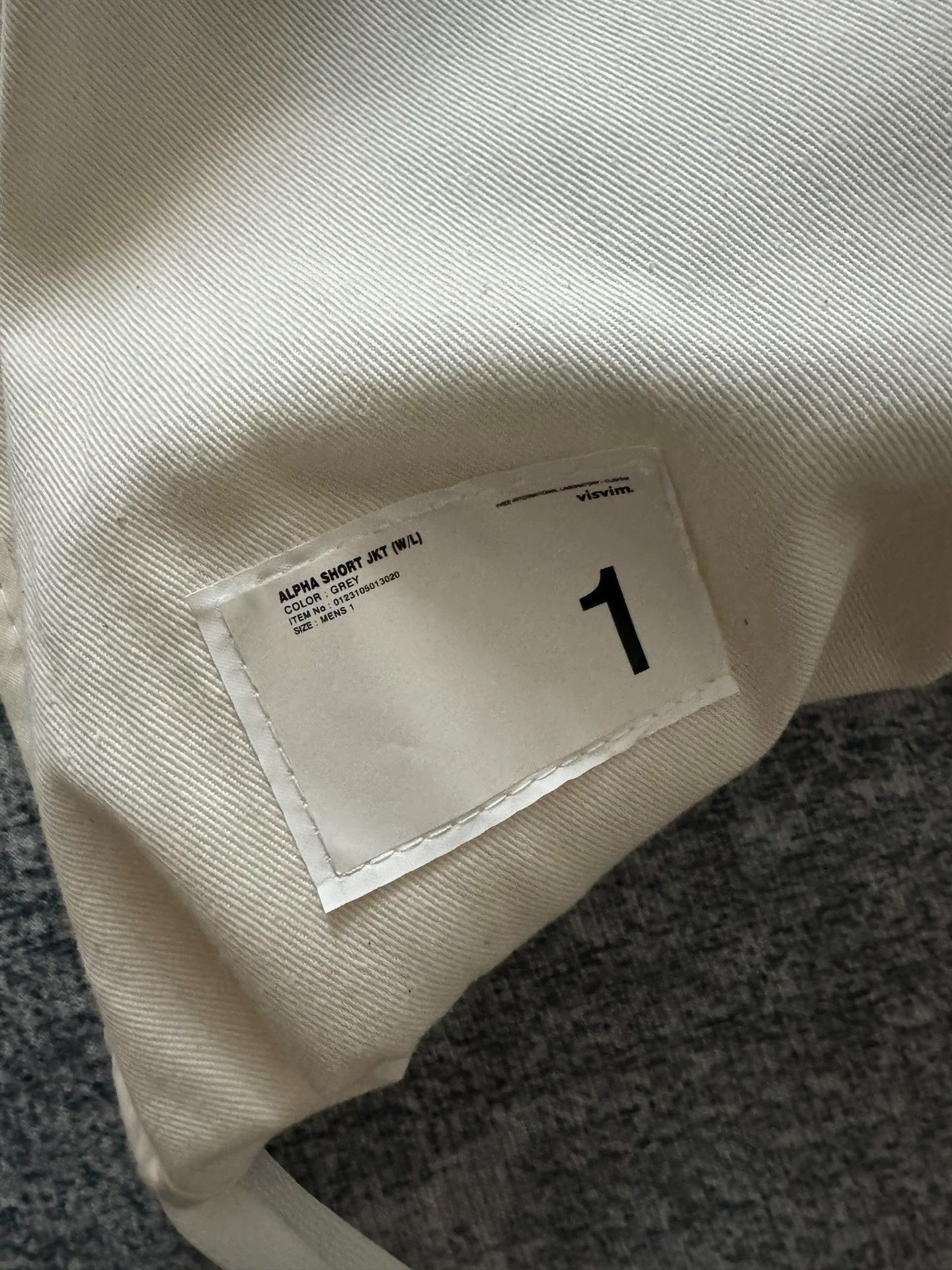Visvim VISVIM 23SS ALPHA SHORT JKT Gray 1 Wool Silk Size US S / EU 44-46 / 1 - 6 Thumbnail