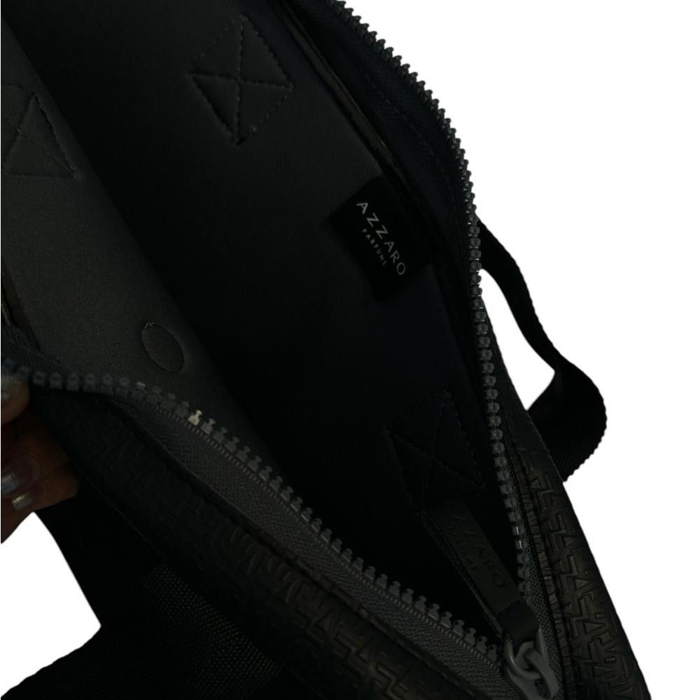 Designer Azzaro Black Neoprene Tote/laptop Bag Size ONE SIZE - 4 Thumbnail
