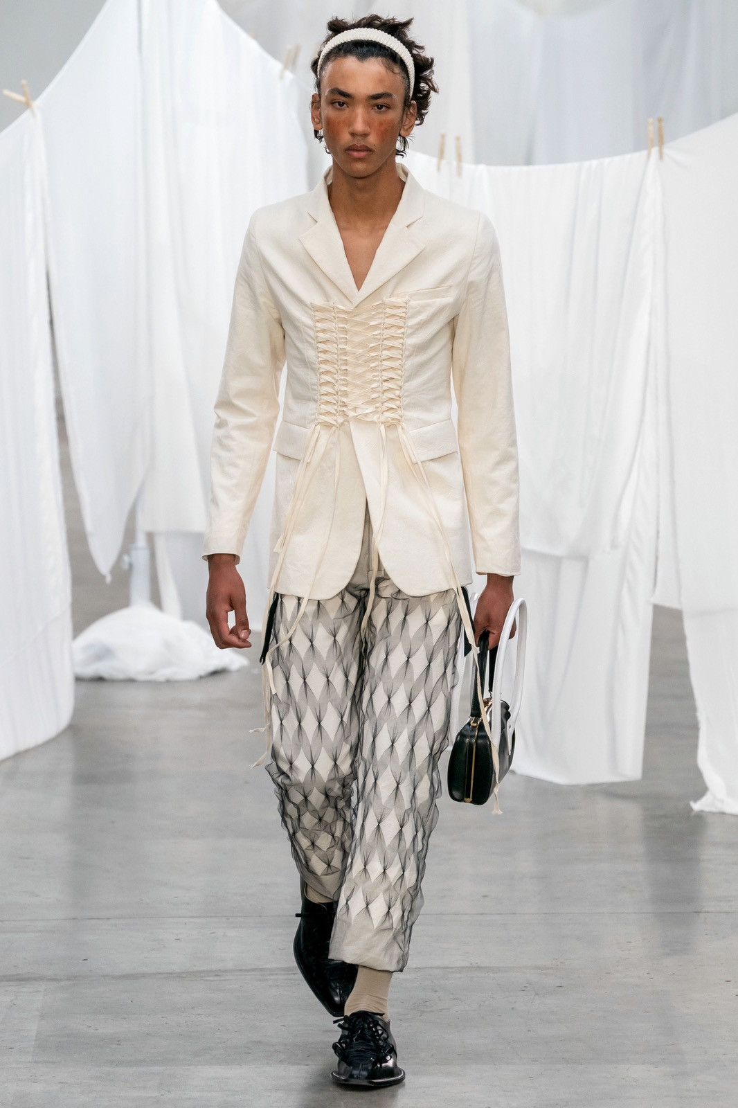 Stefan Cooke Stefan Cooke SS20 Corset Blazer Size 36S - 1 Thumbnail