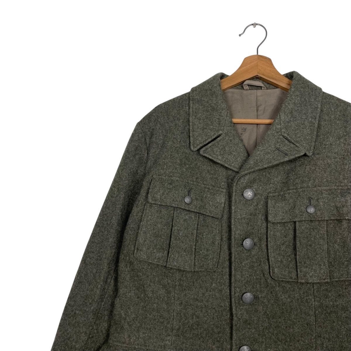 Vintage Vintage 40s WW2 Swedish Army Wool Uniform Jacket Size US M / EU 48-50 / 2 - 6 Thumbnail