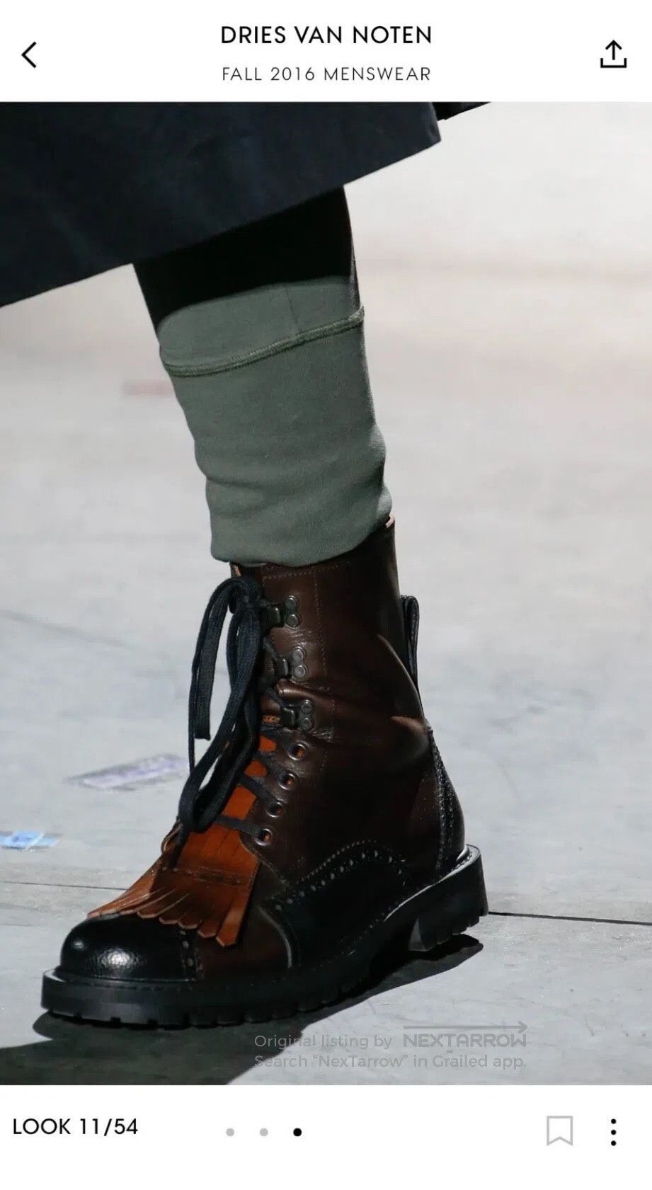 Dries Van Noten dries van noten 16aw Stylish Fringed Long Boots| Size US 8 / EU 41 - 6 Thumbnail