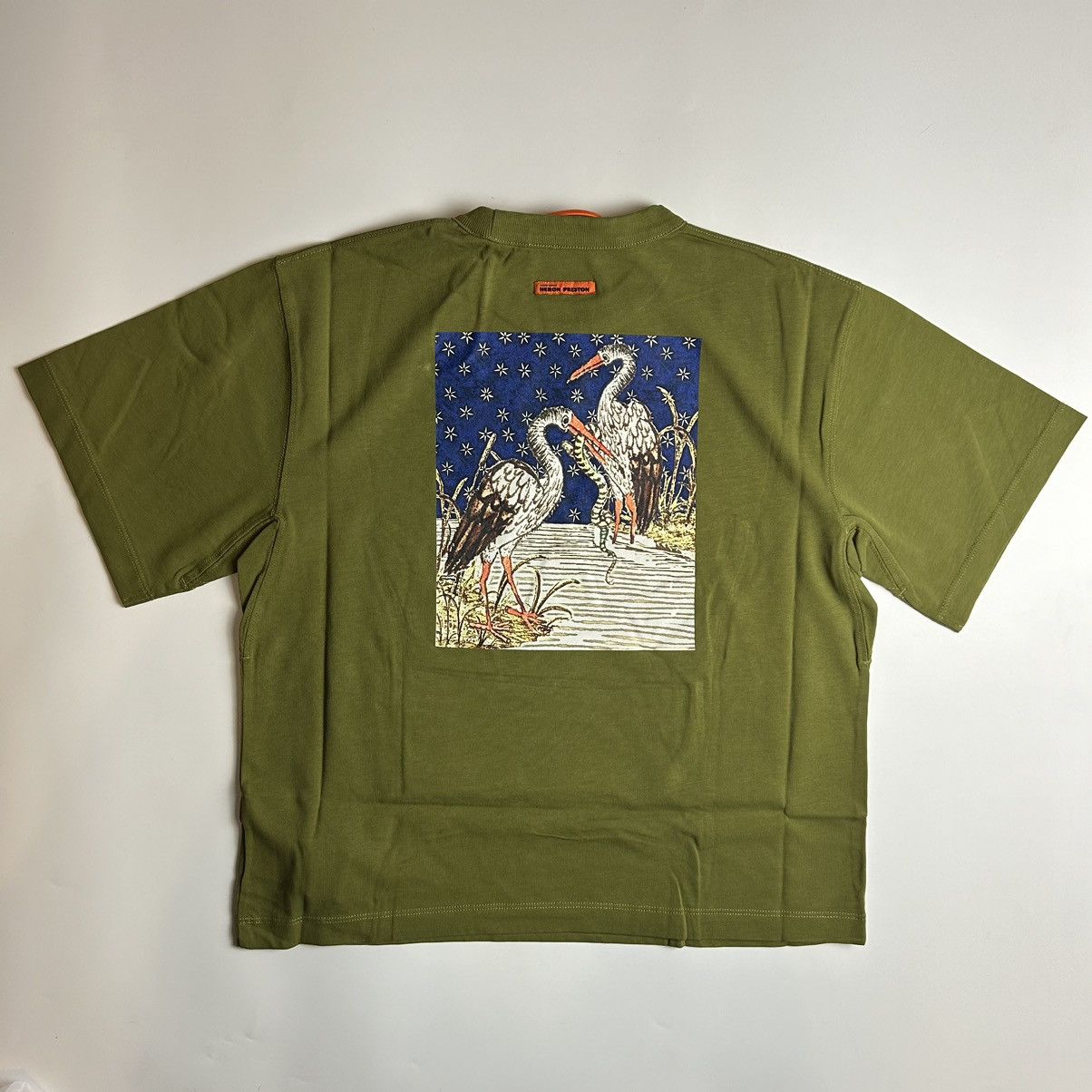 Heron Preston *NEW* Heron Preston Medieval Swans NYC T-shirt Womens Size M / US 6-8 / IT 42-44 - 3 Thumbnail