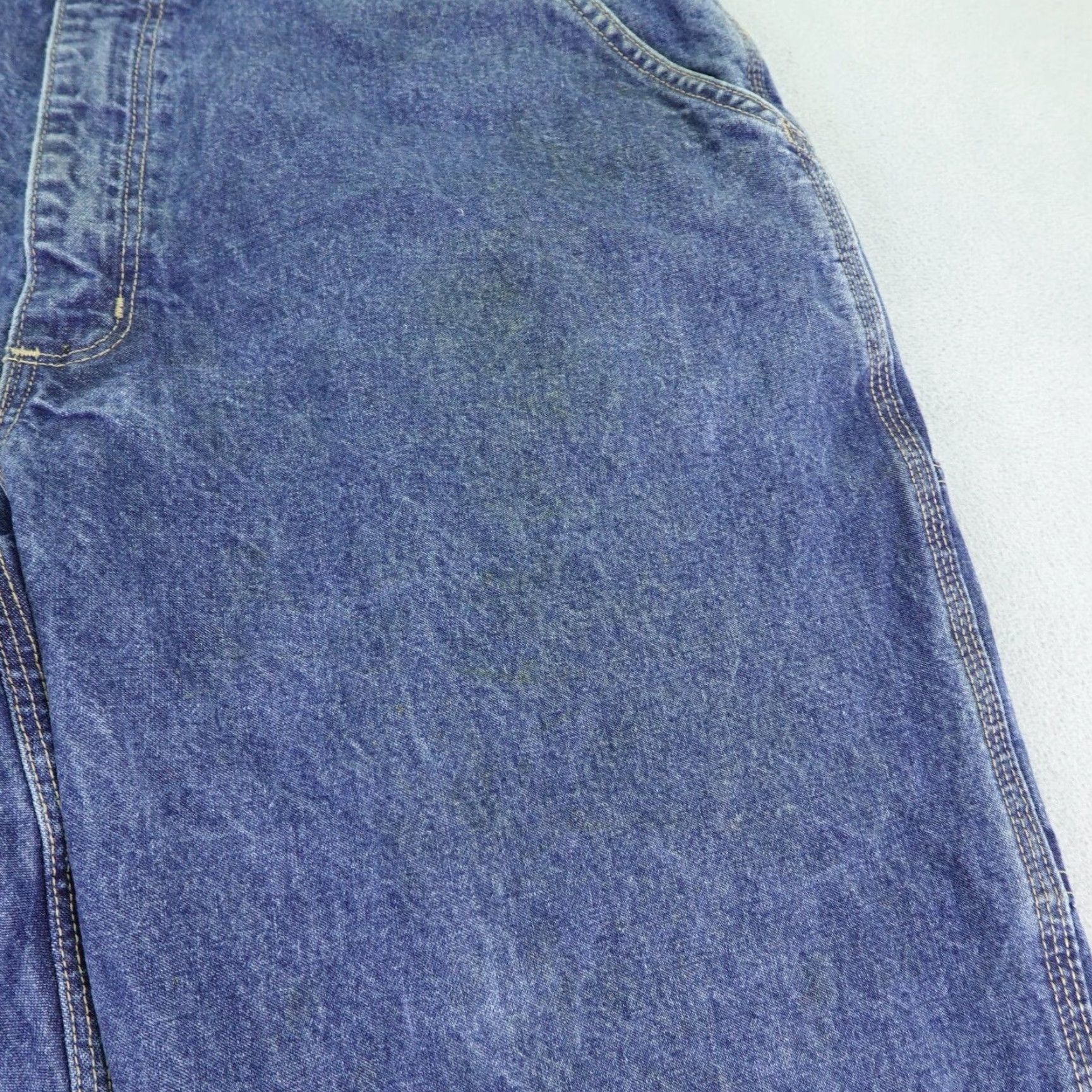 Carhartt VINTAGE Carhartt Jeans Men 40X30 Blue Denim Dungaree Flame Resistant Workwear Size US 38 / EU 54 - 4 Thumbnail