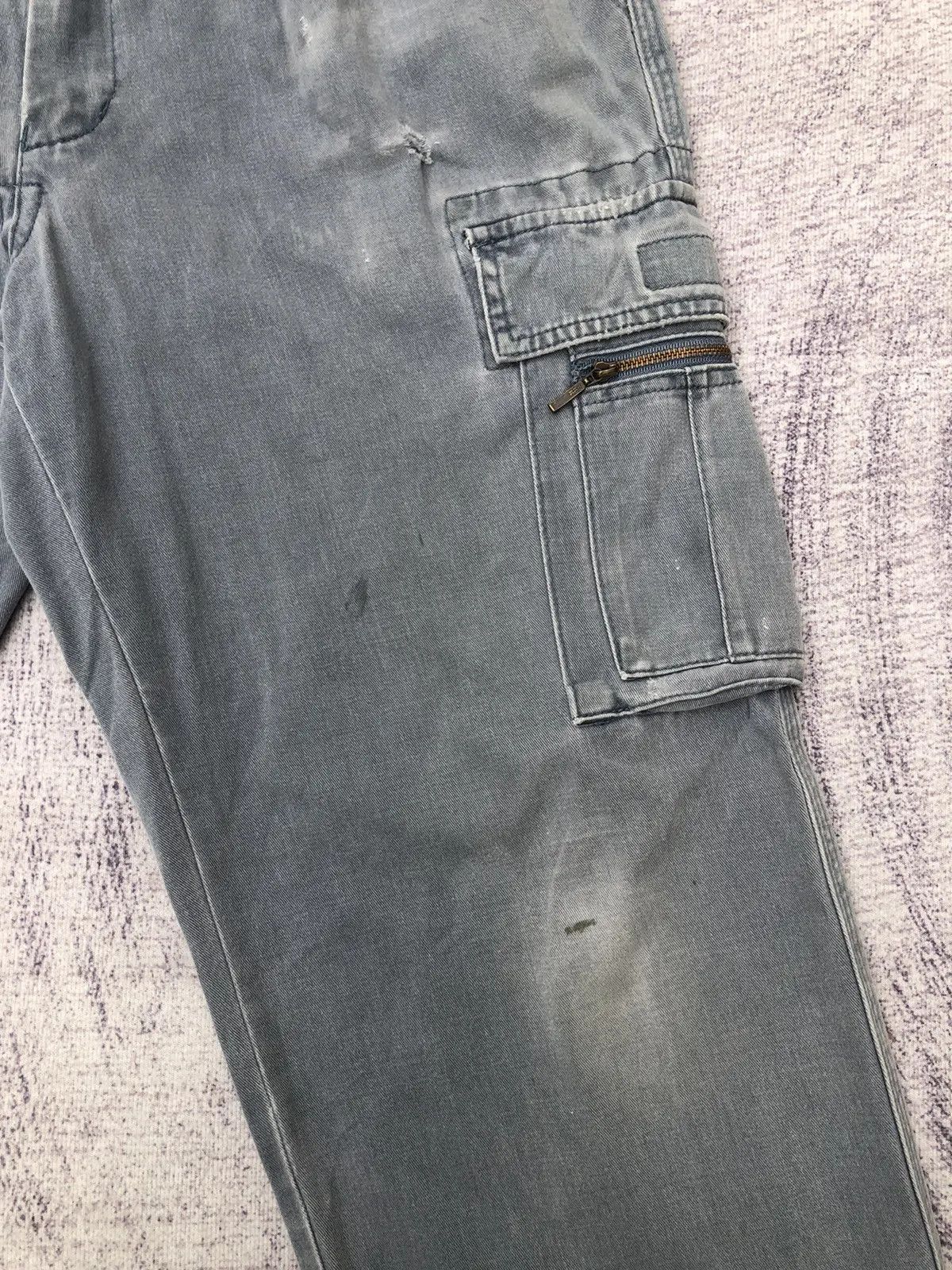 Japanese Brand Grand Cisco Faded Cargo Multipocket Utility Pants Size US 30 / EU 46 - 5 Thumbnail