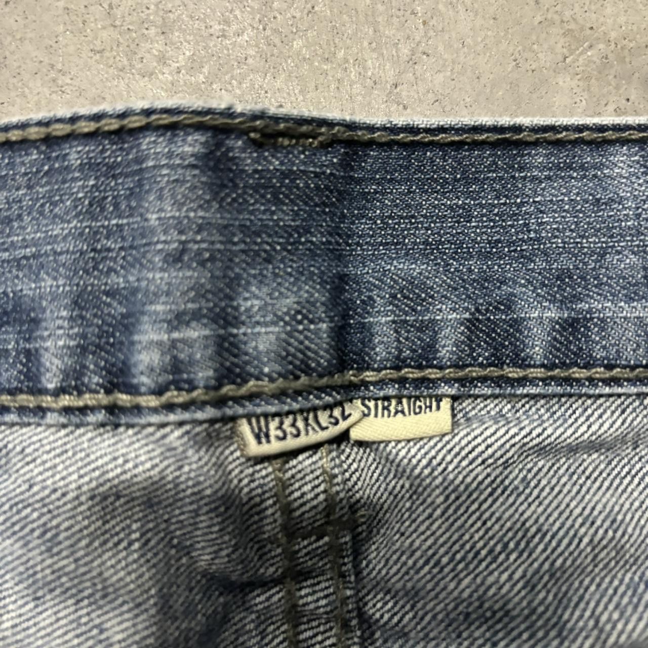 Japanese Brand × Vintage Crazy Vintage Y2K/2000s Grunge Flypaper Faded Wash Denim Jeans! Size US 33 - 8 Thumbnail