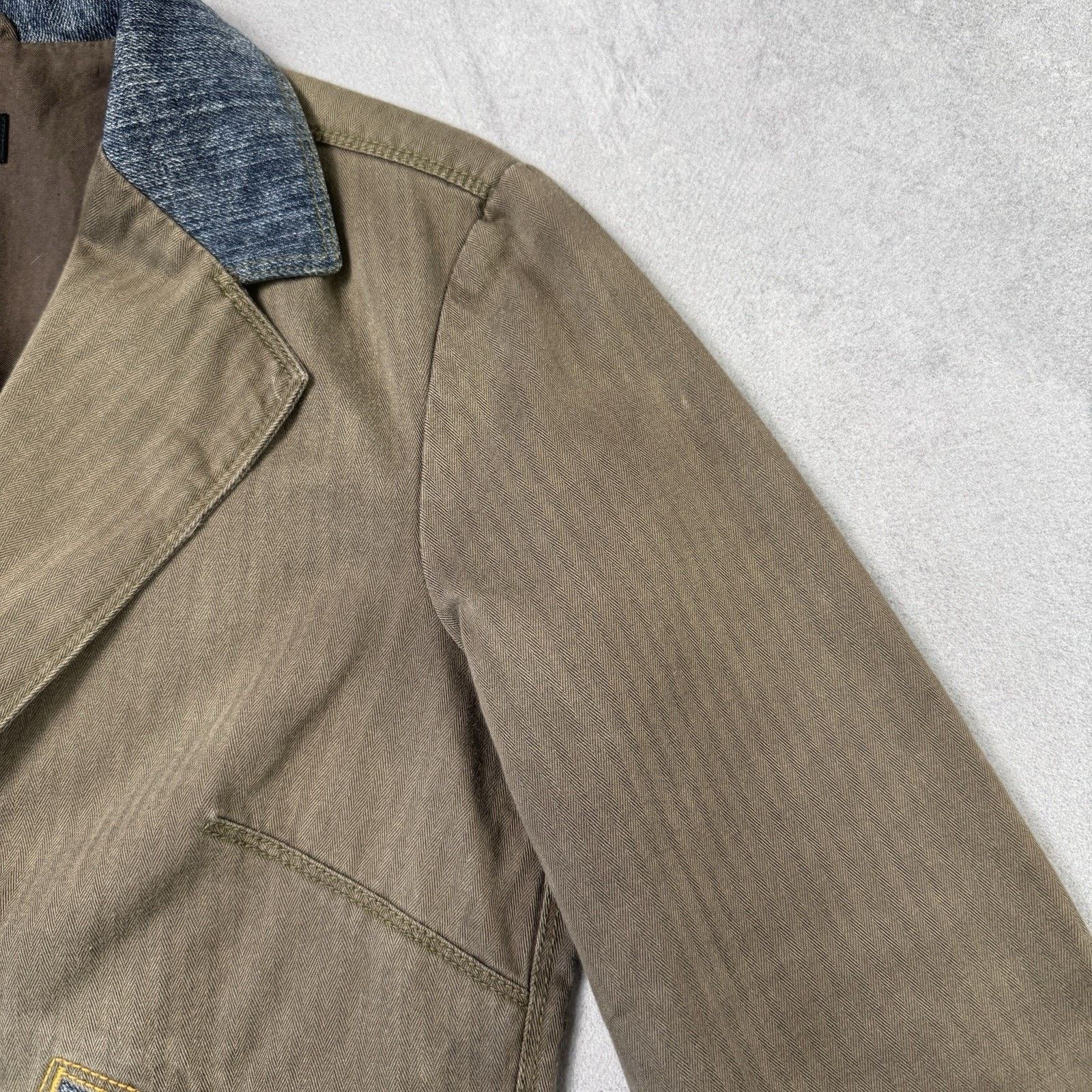 Diesel Vintage Diesel Avant Garde Faded Jacket Blazer Coat Size L Size L / US 10 / IT 46 - 3 Thumbnail