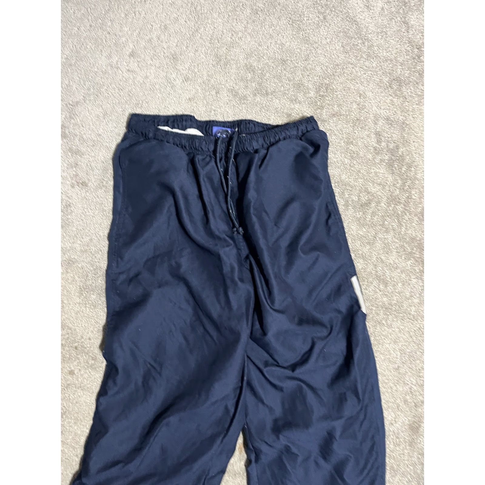 Reebok VINTAGE Reebok Pants XL Tapered Lightweight Windbreaker Style Track Pants Navy Blue Blue Size US 36 / EU 52 - 2 Thumbnail