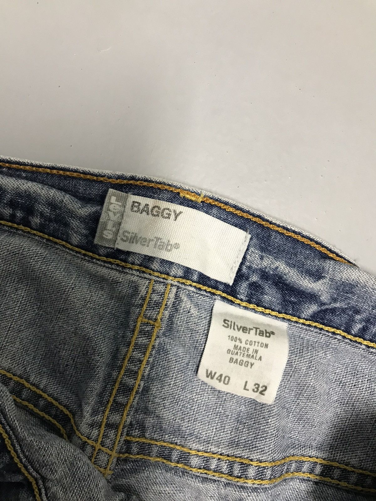 Levi's Vintage Levi’s silver tab baggy denim Size US 38 / EU 54 - 6 Thumbnail