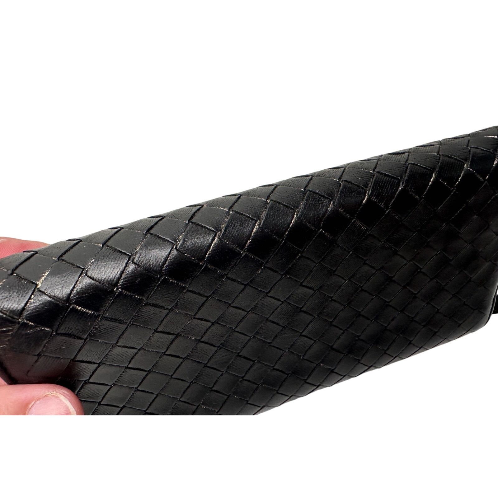 Bottega Veneta Bottega Veneta Intrecciato Woven Black Leather Long Wallet Size ONE SIZE - 14 Thumbnail