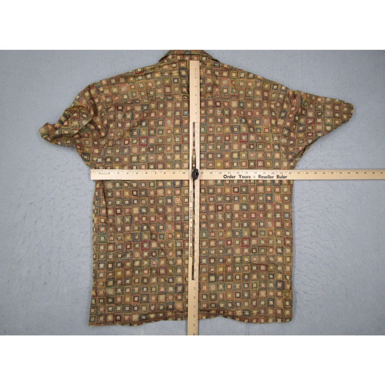 Tori Richard Tori Richard Mens Medium Yellow Short Sleeve Hawaiian Shirt Button Up Cotton Lawn Size US M / EU 48-50 / 2 - 6 Thumbnail